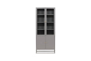 Venture Home Bakal Covered Book Case - Light Grey