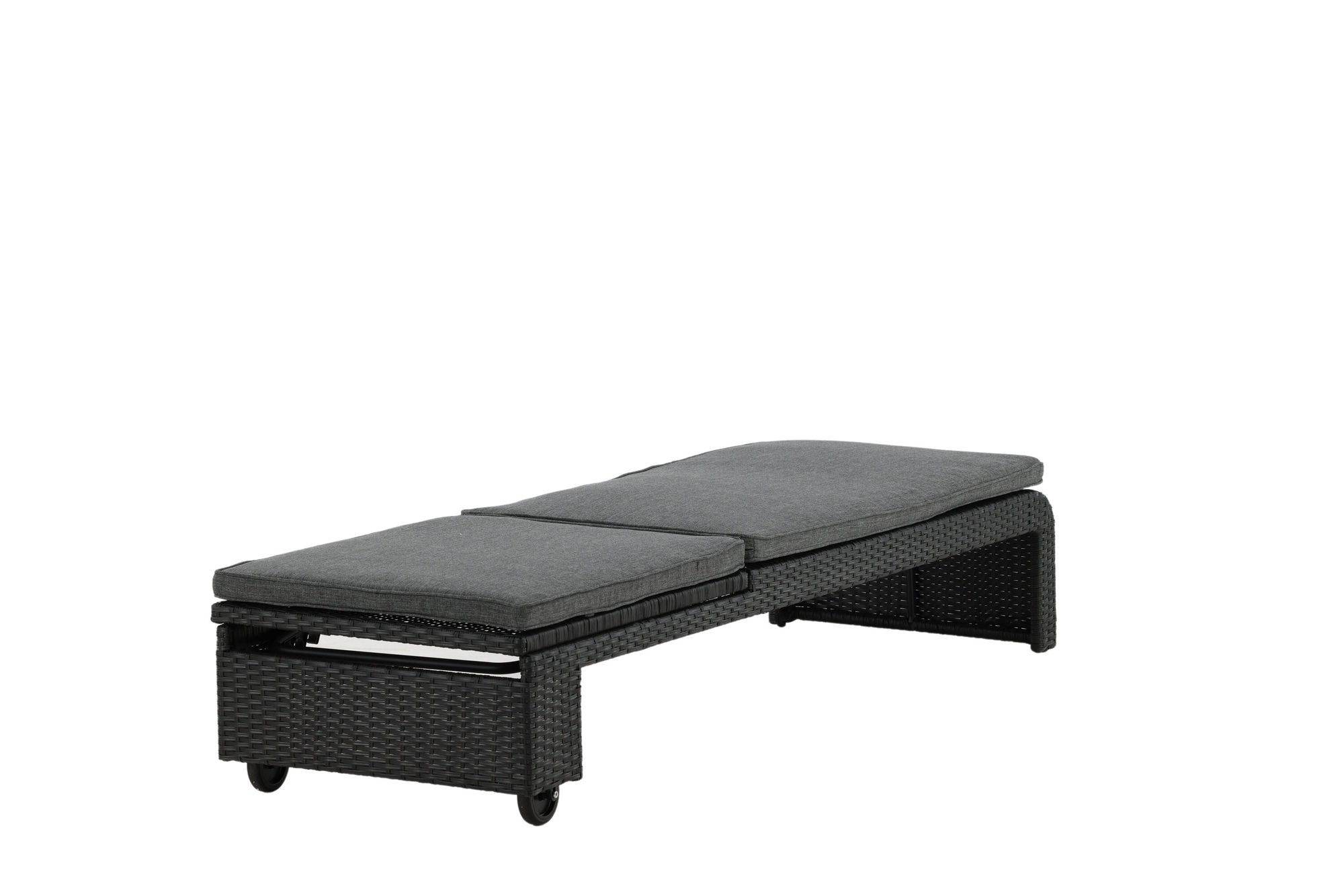 Venture Home London Sun Lounge - Black/Grey