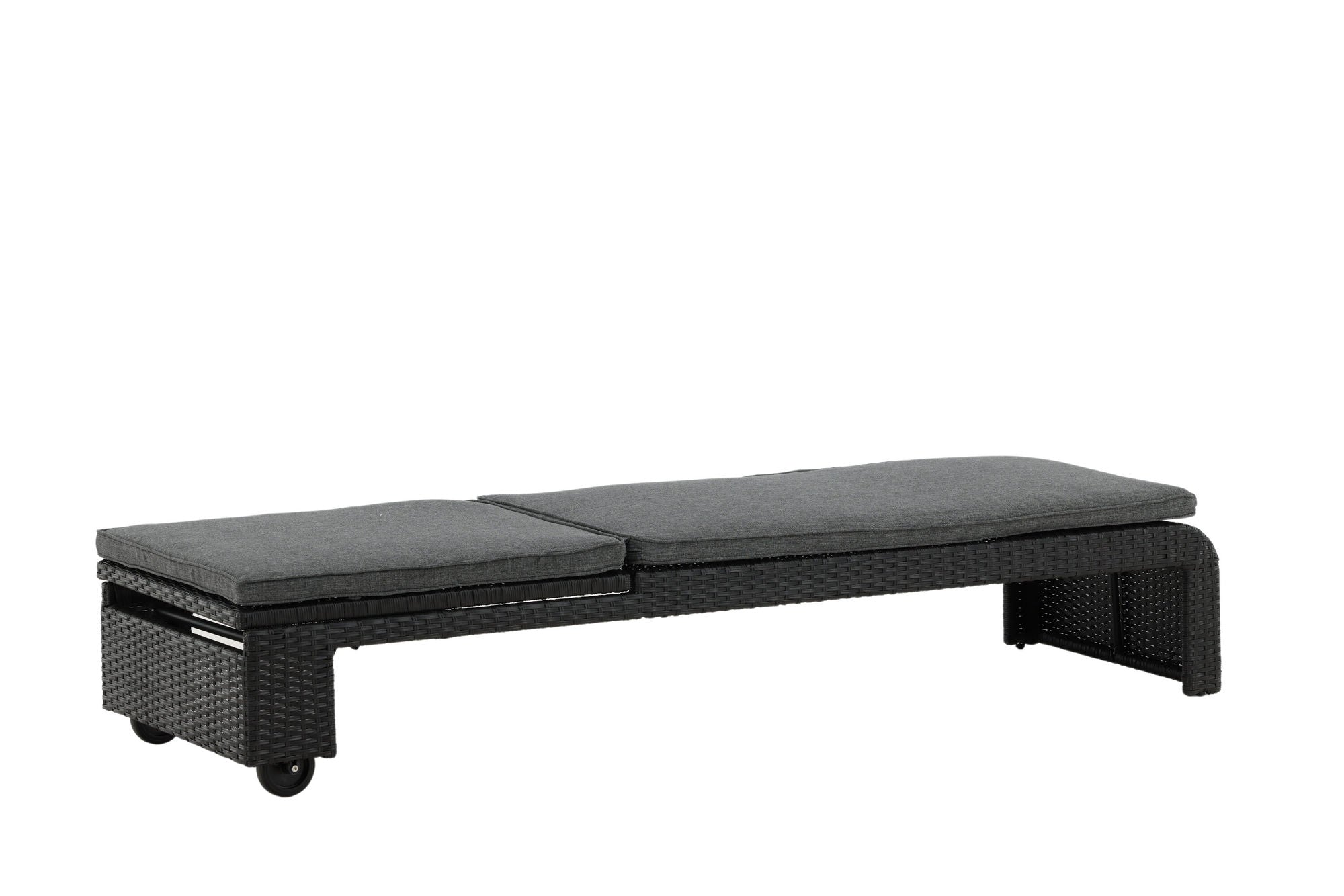 Venture Home London Sun Lounge - Black/Grey