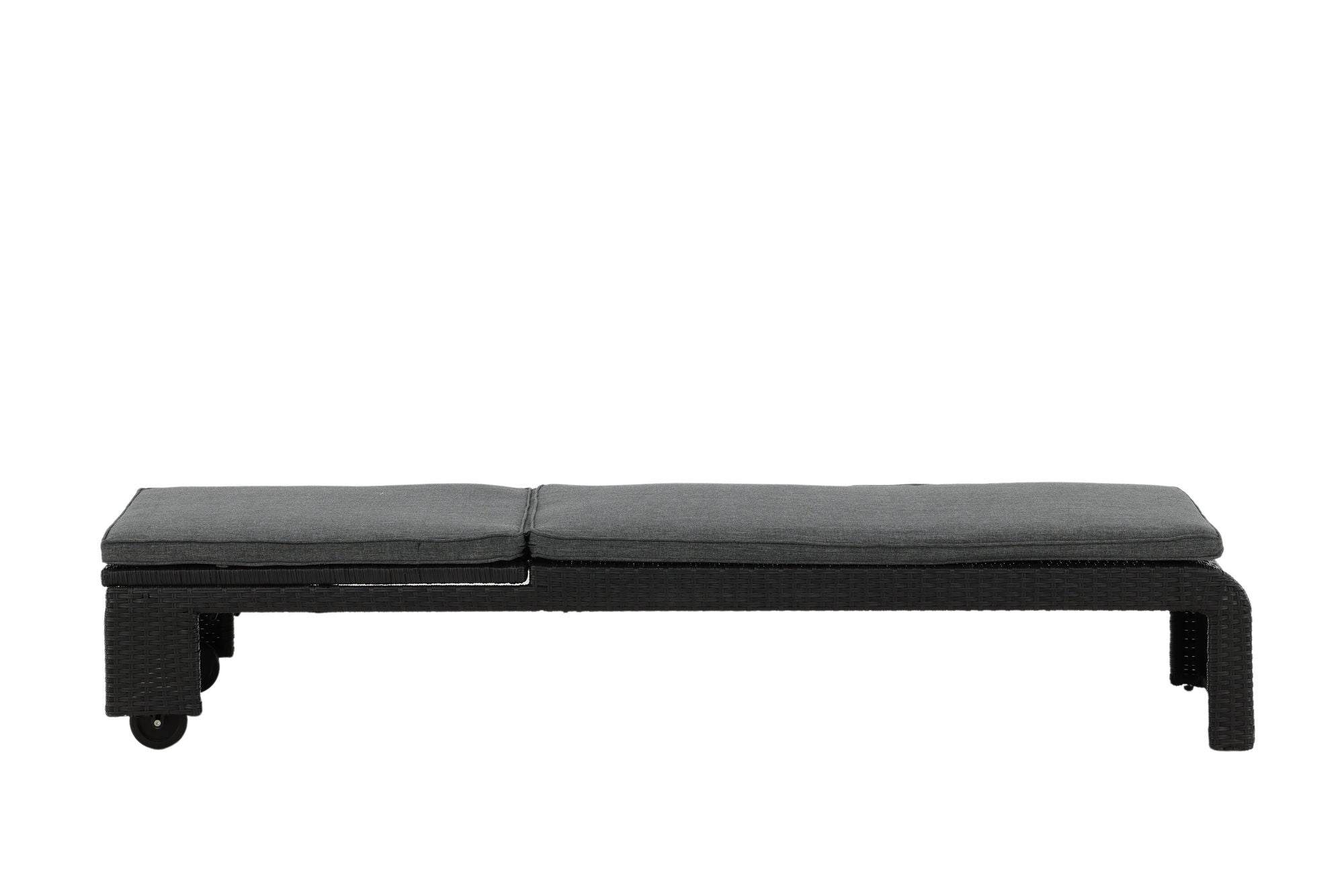 Venture Home London Sun Lounge - Black/Grey