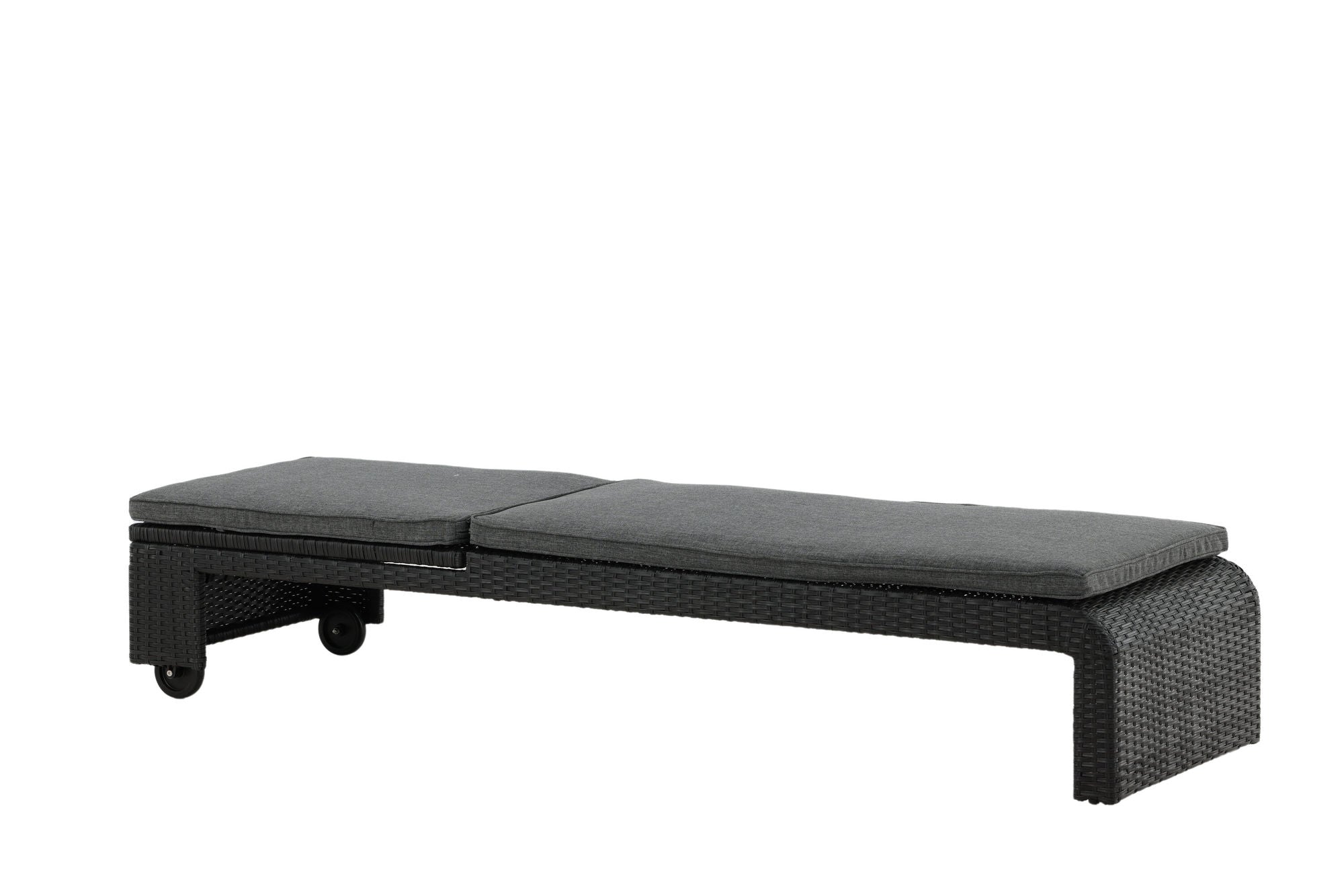Venture Home London Sun Lounge - Black/Grey