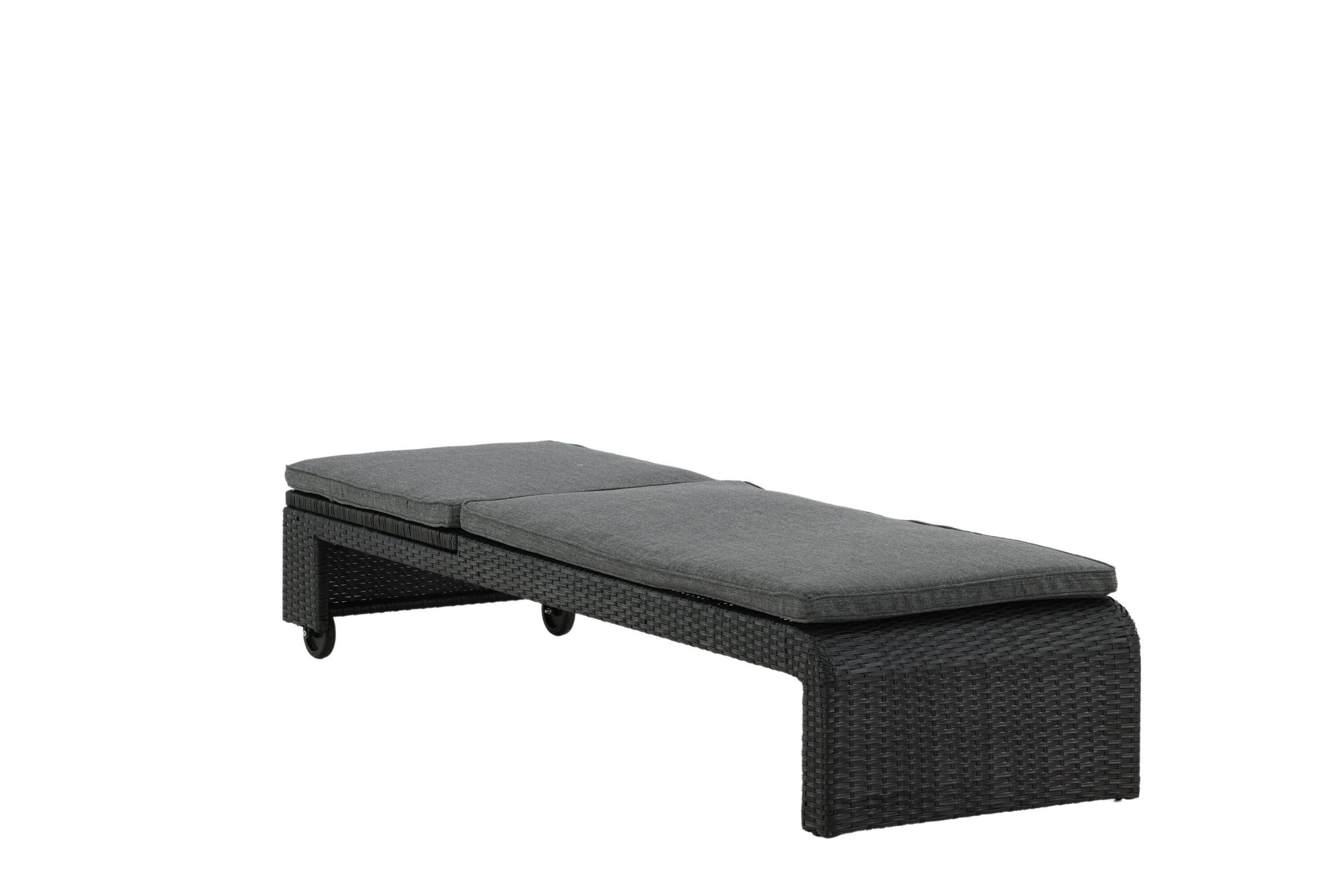 Venture Home London Sun Lounge - Black/Grey