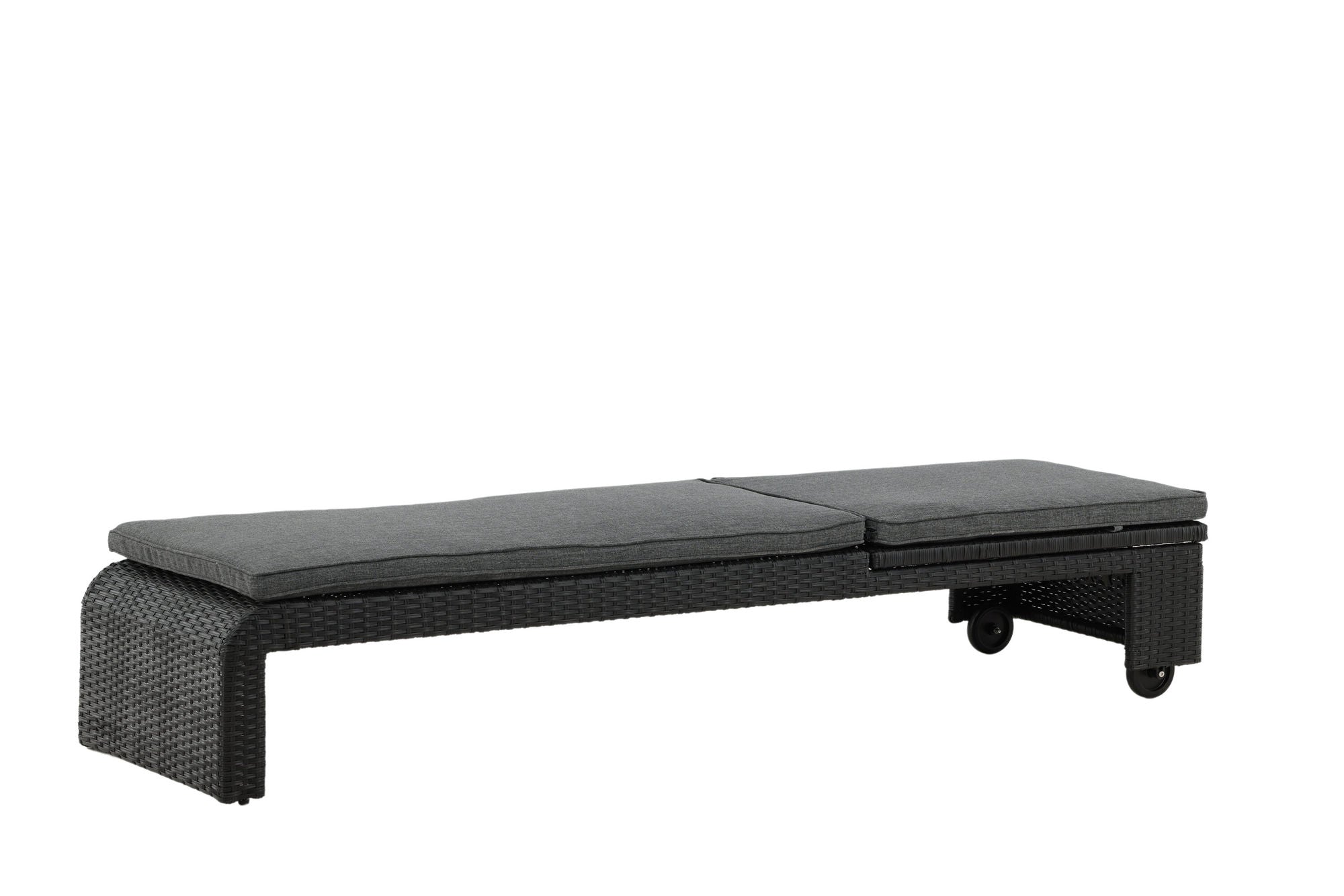 Venture Home London Sun Lounge - Black/Grey