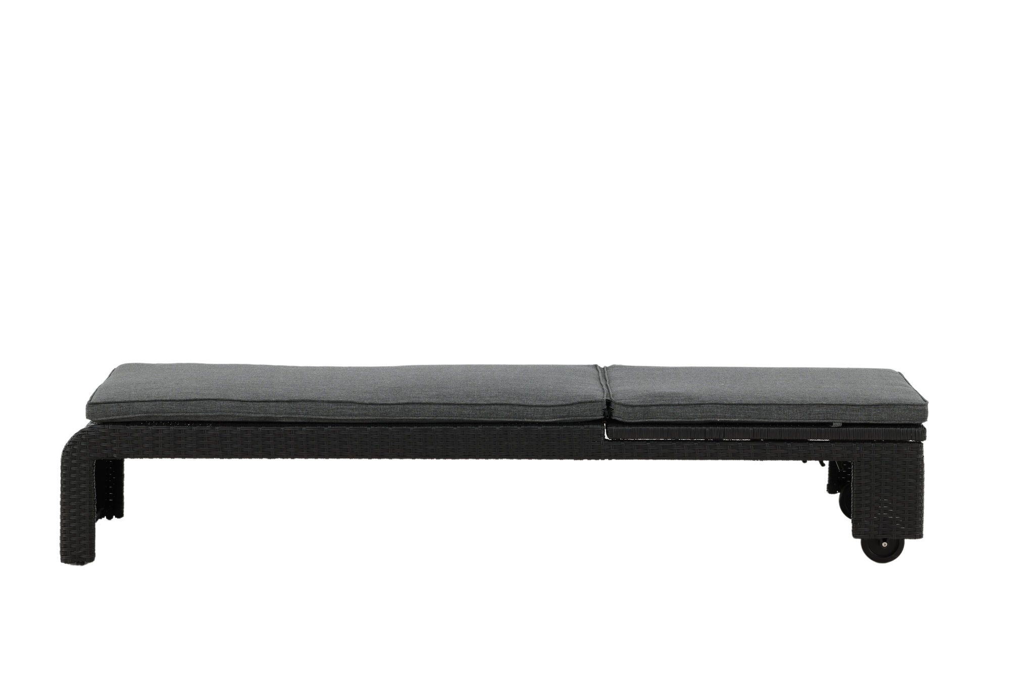 Venture Home London Sun Lounge - Black/Grey