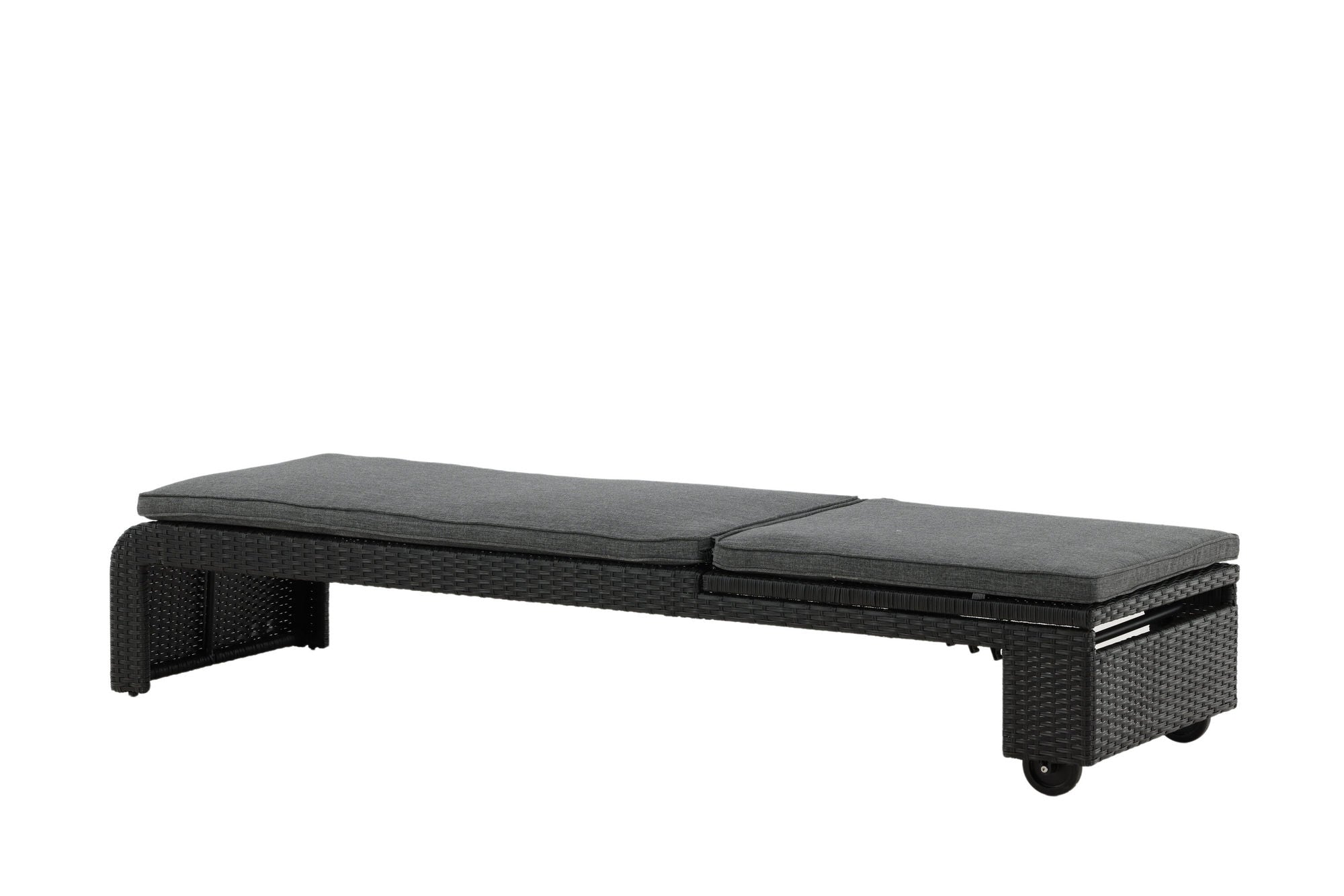 Venture Home London Sun Lounge - Black/Grey