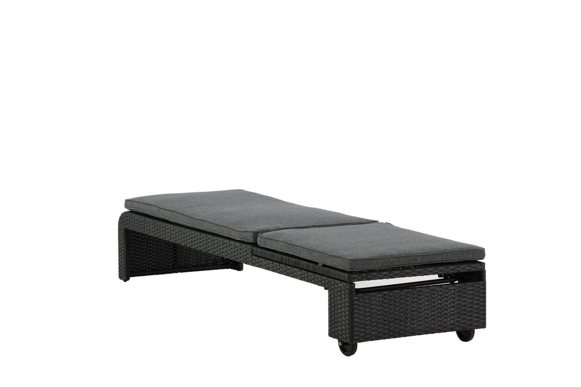 Venture Home London Sun Lounge - Black/Grey