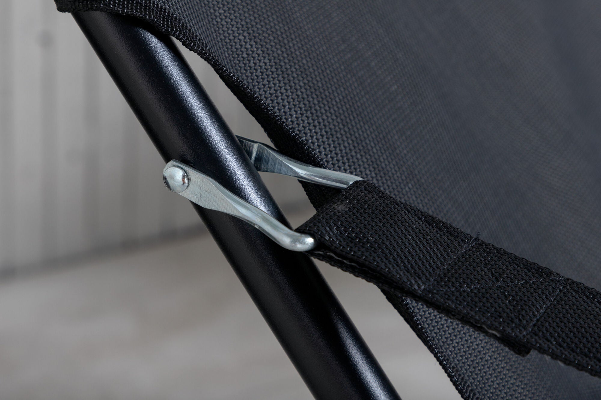 Venture Home Seville Foldable Relax stol 2-pack - Black Frame/Black Cushion
