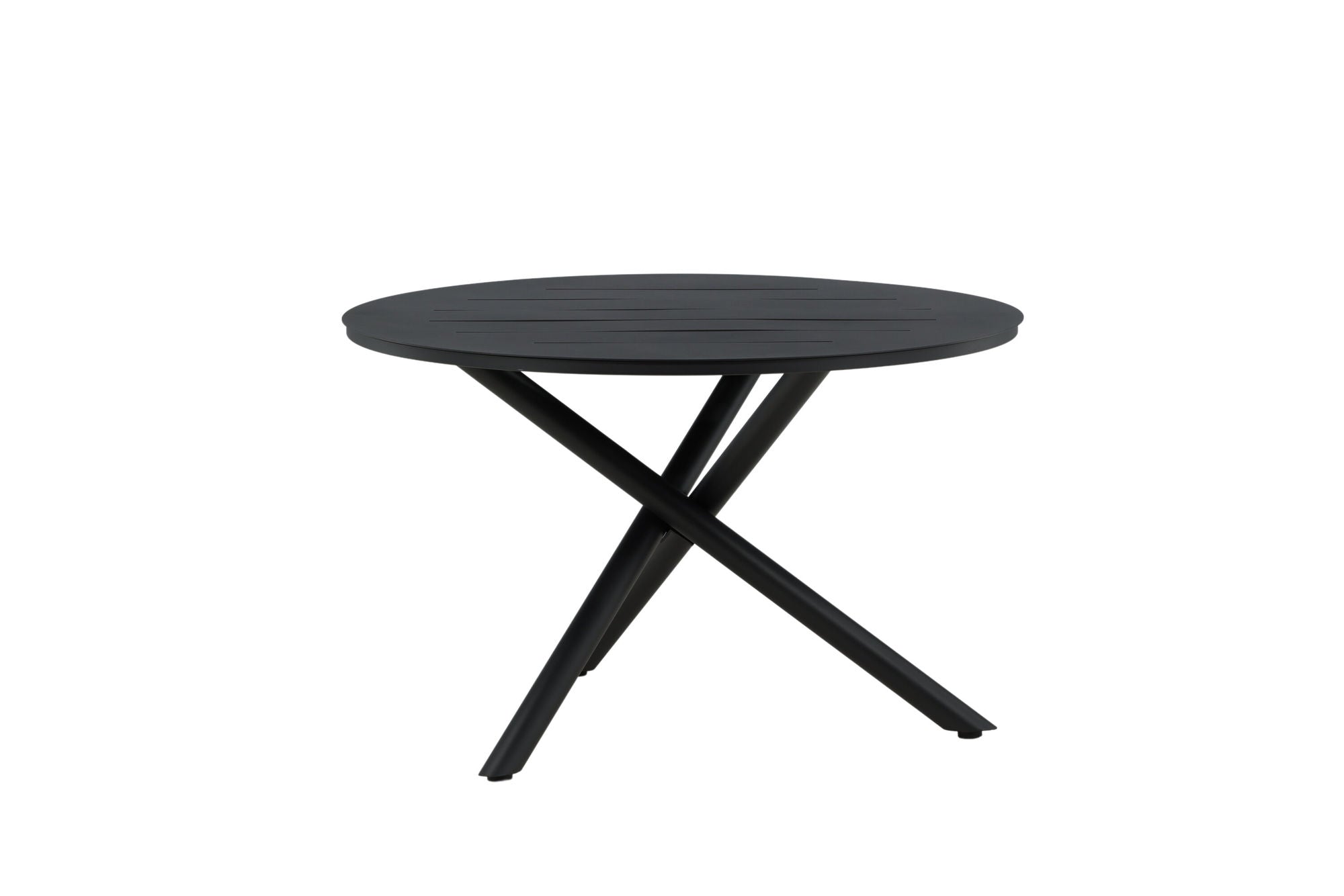 Venture Home Alma spisebord - Black Alu - ø120cm