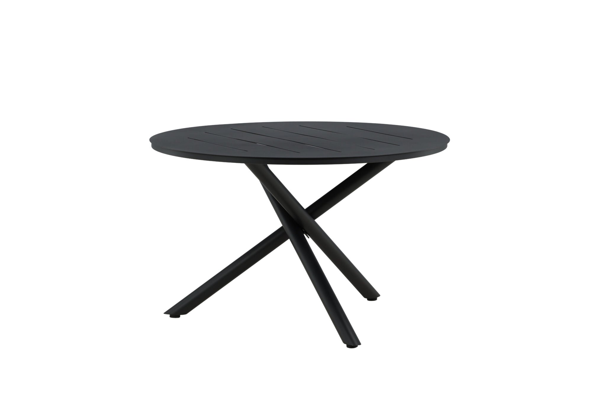 Venture Home Alma spisebord - Black Alu - ø120cm