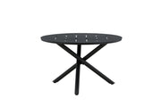 Venture Home Alma spisebord - Black Alu - ø120cm