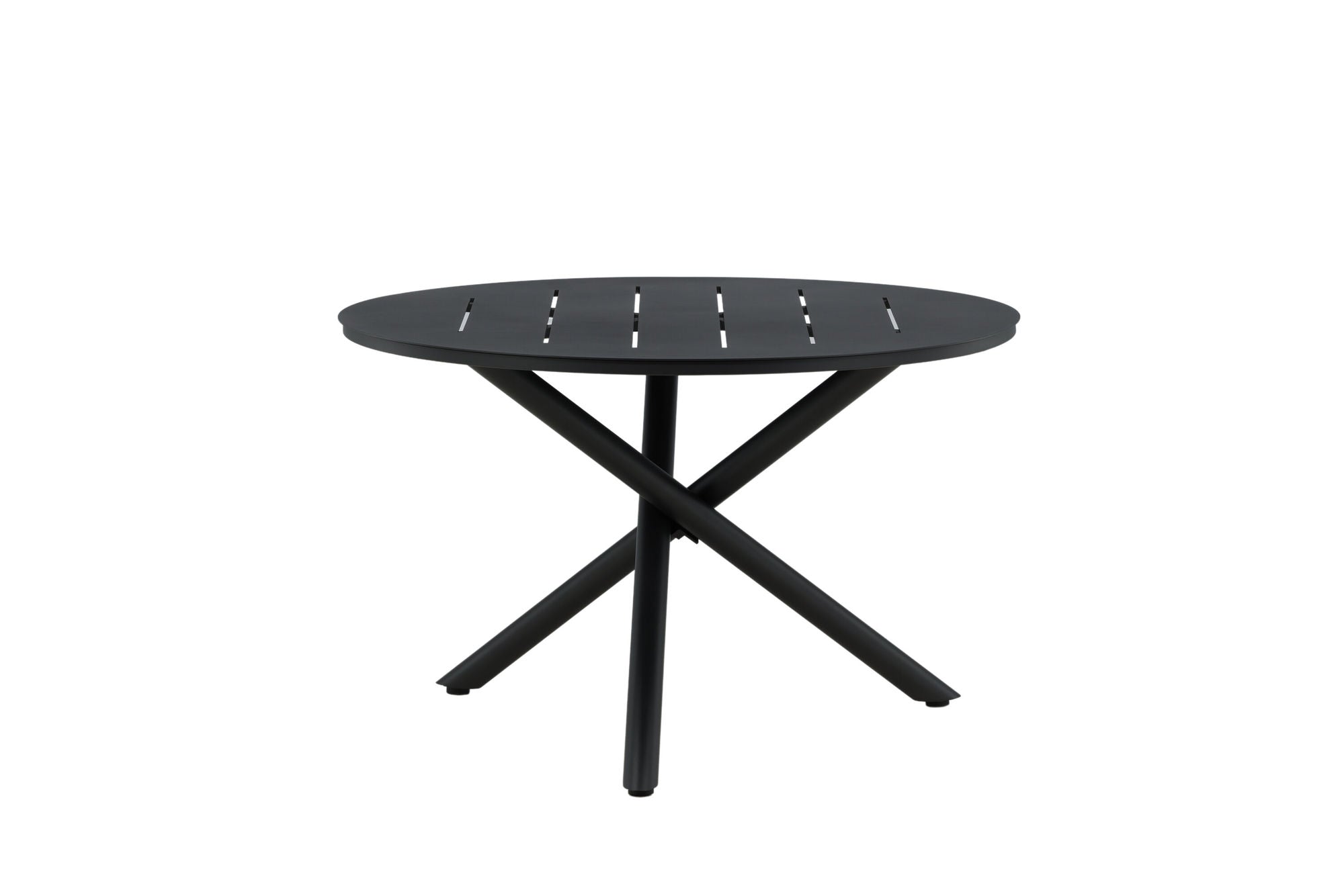 Venture Home Alma spisebord - Black Alu - ø120cm