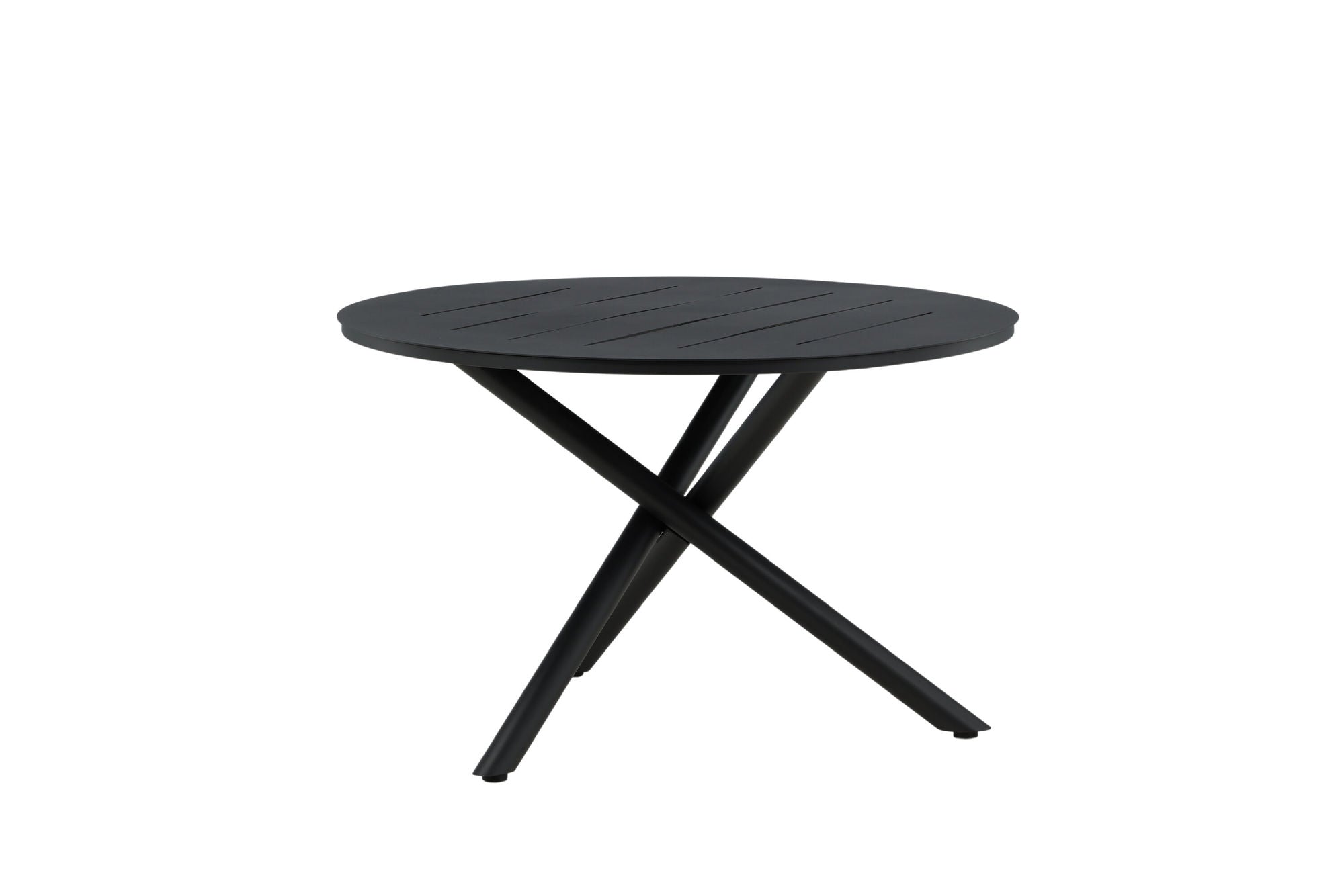 Venture Home Alma spisebord - Black Alu - ø120cm