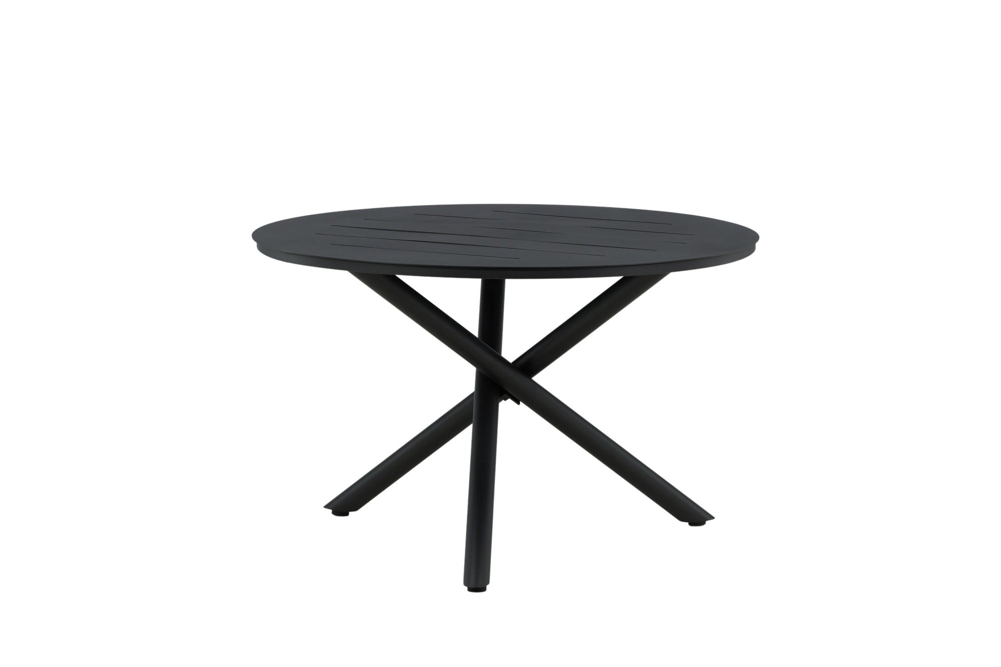 Venture Home Alma spisebord - Black Alu - ø120cm