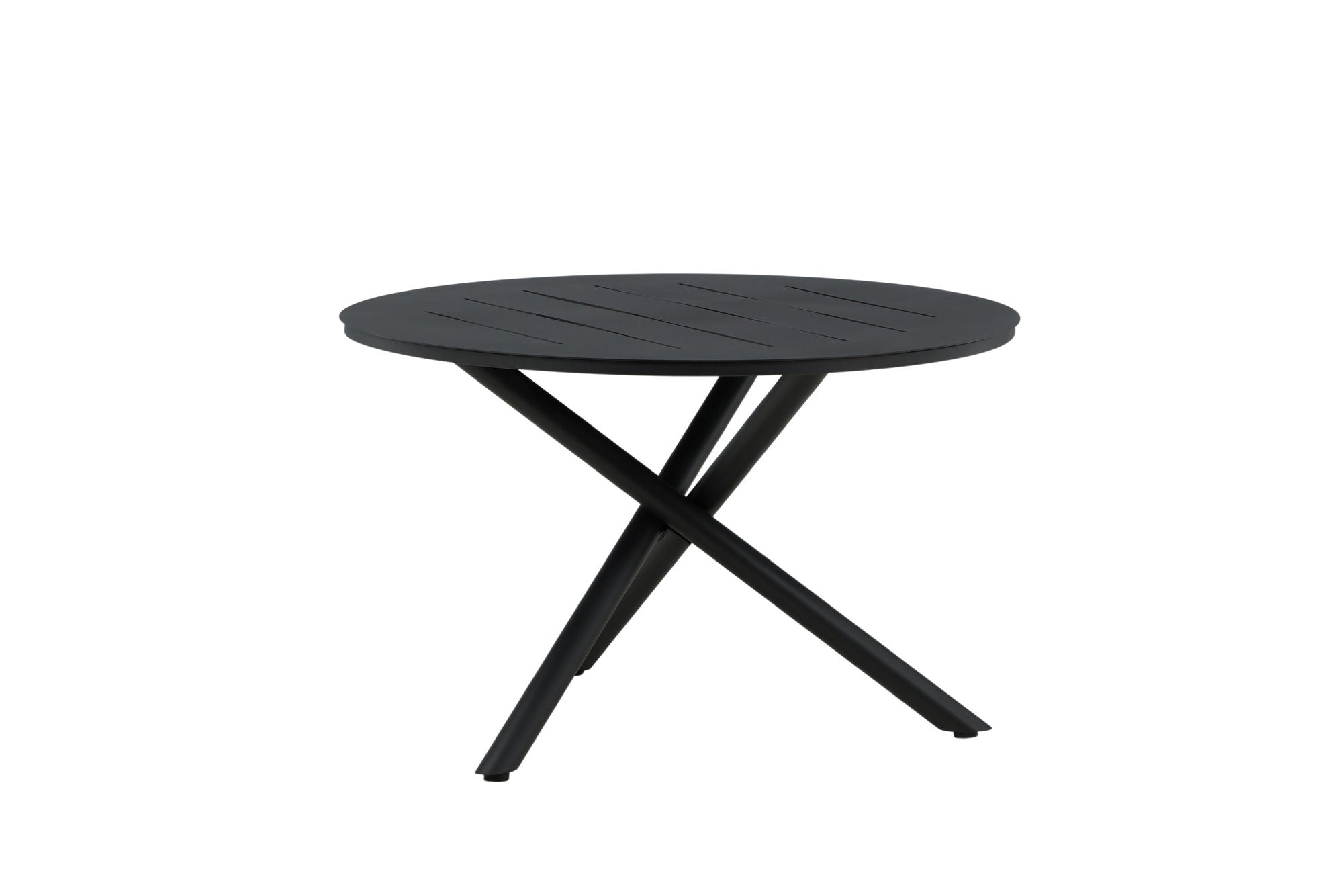Venture Home Alma spisebord - Black Alu - ø120cm