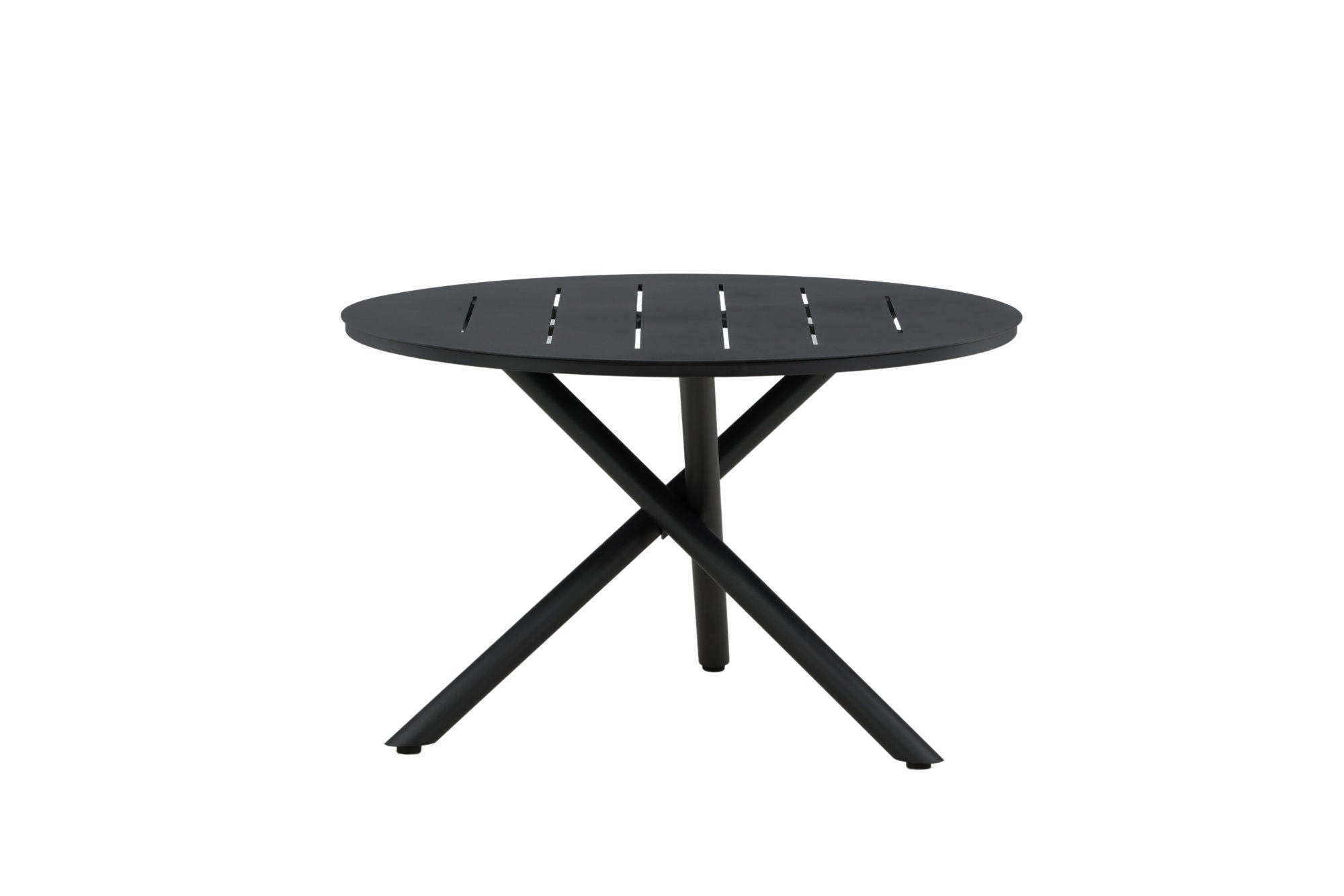 Venture Home Alma spisebord - Black Alu - ø120cm