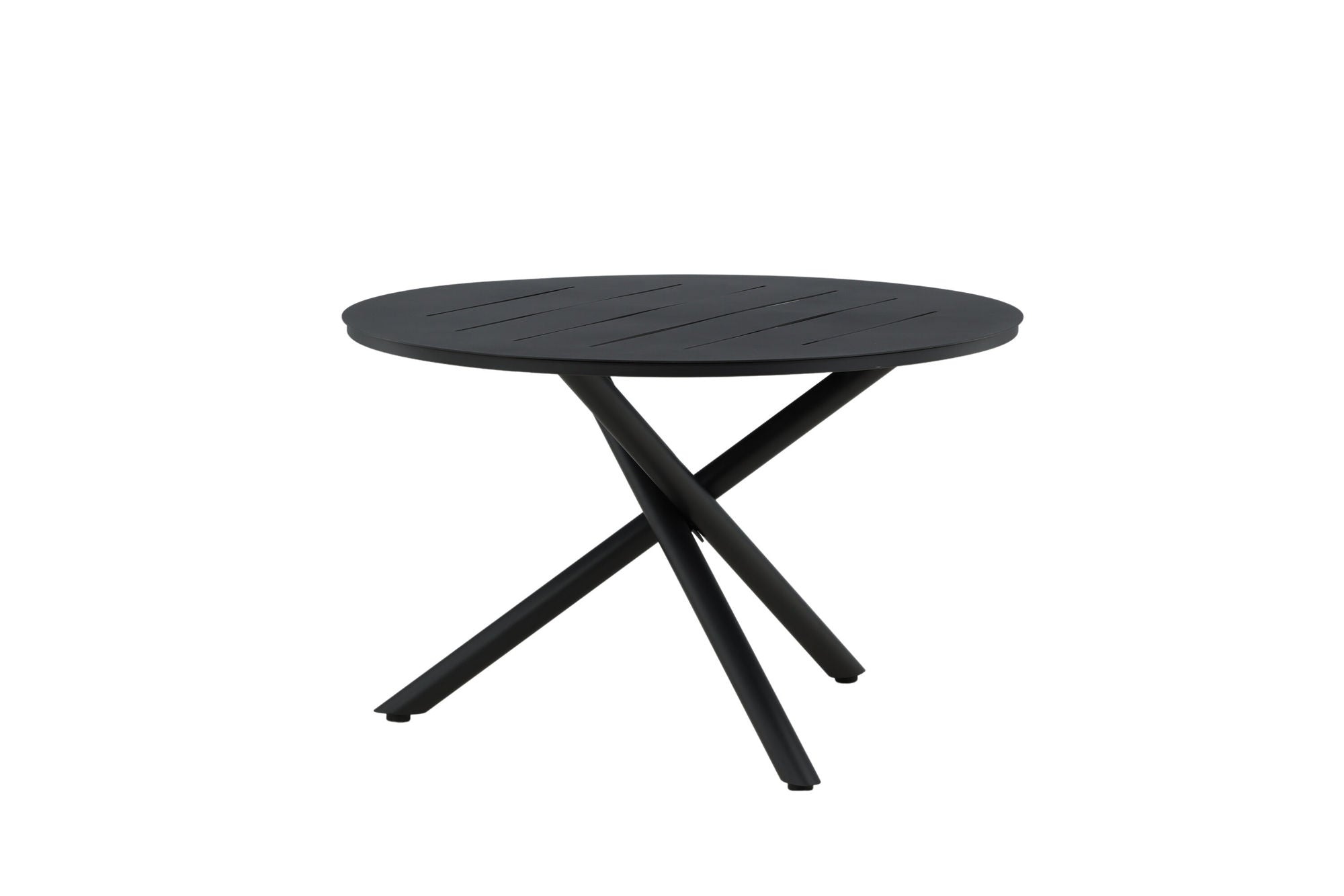 Venture Home Alma spisebord - Black Alu - ø120cm