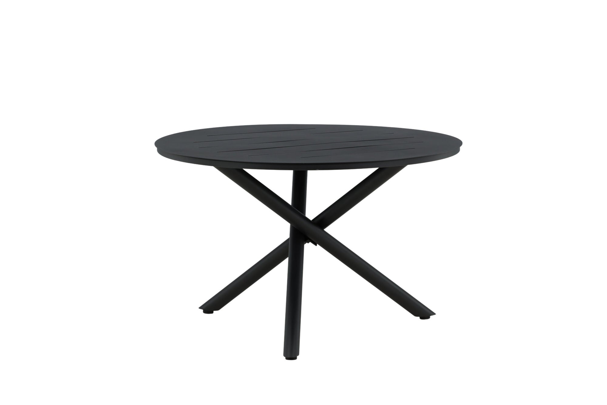 Venture Home Alma spisebord - Black Alu - ø120cm