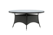 Venture Home Volta bord ø 150 - Black/Glass