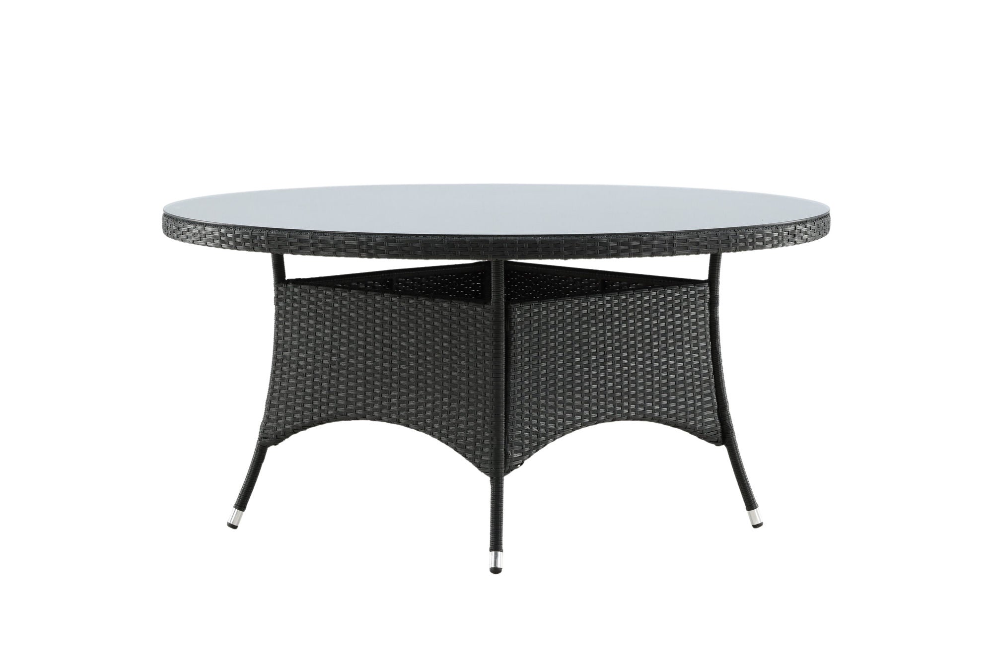Venture Home Volta bord ø 150 - Black/Glass