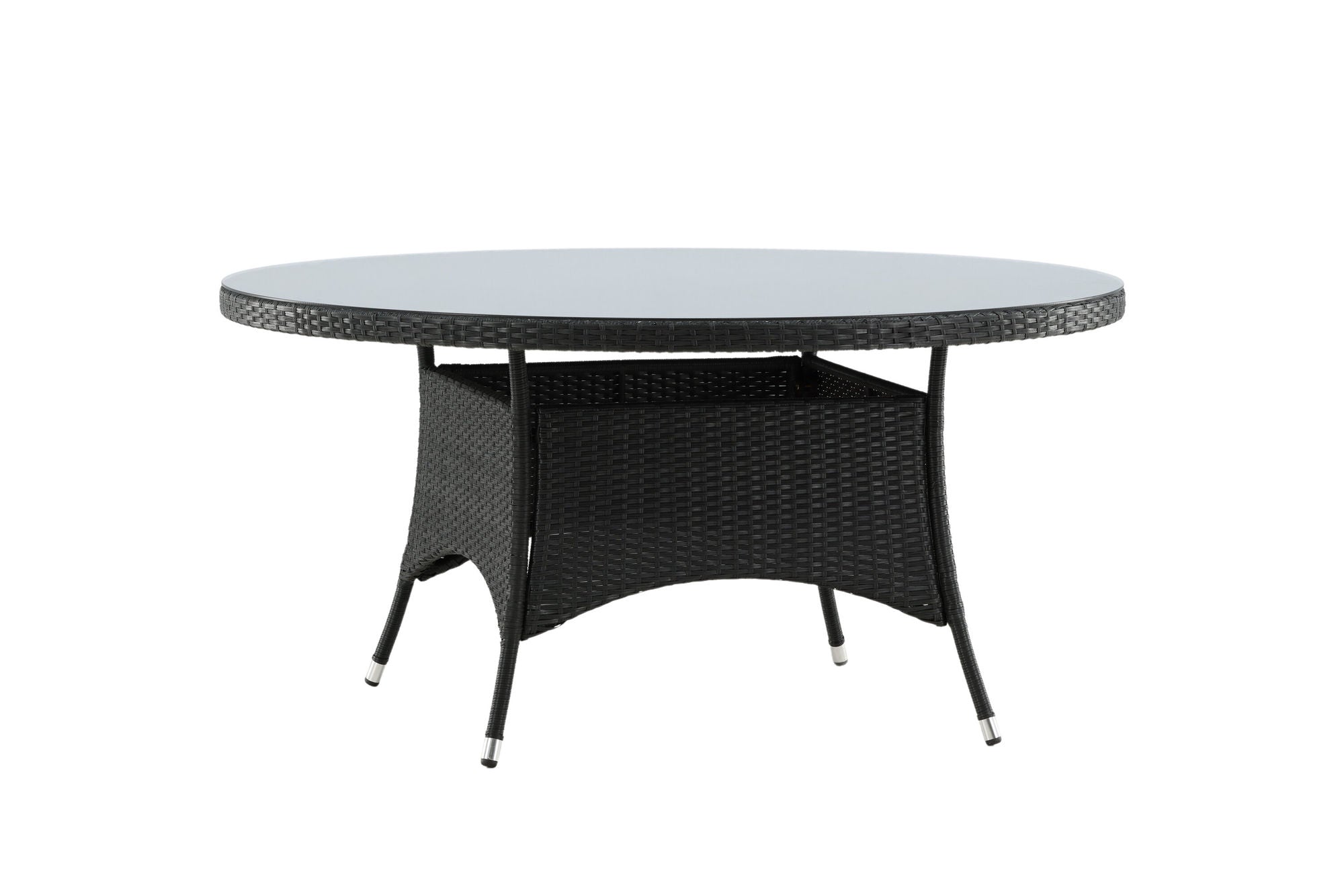 Venture Home Volta bord ø 150 - Black/Glass