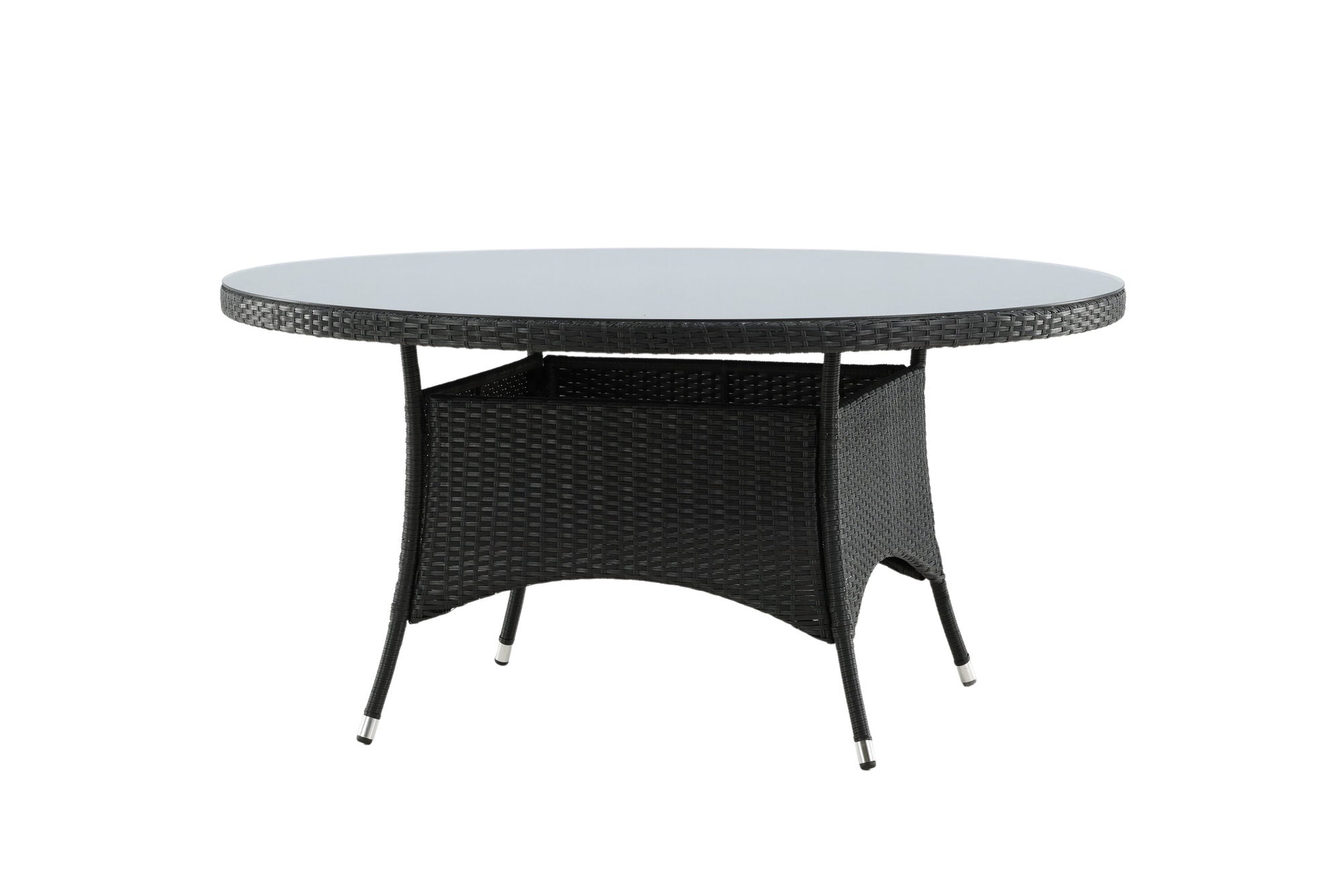 Venture Home Volta bord ø 150 - Black/Glass