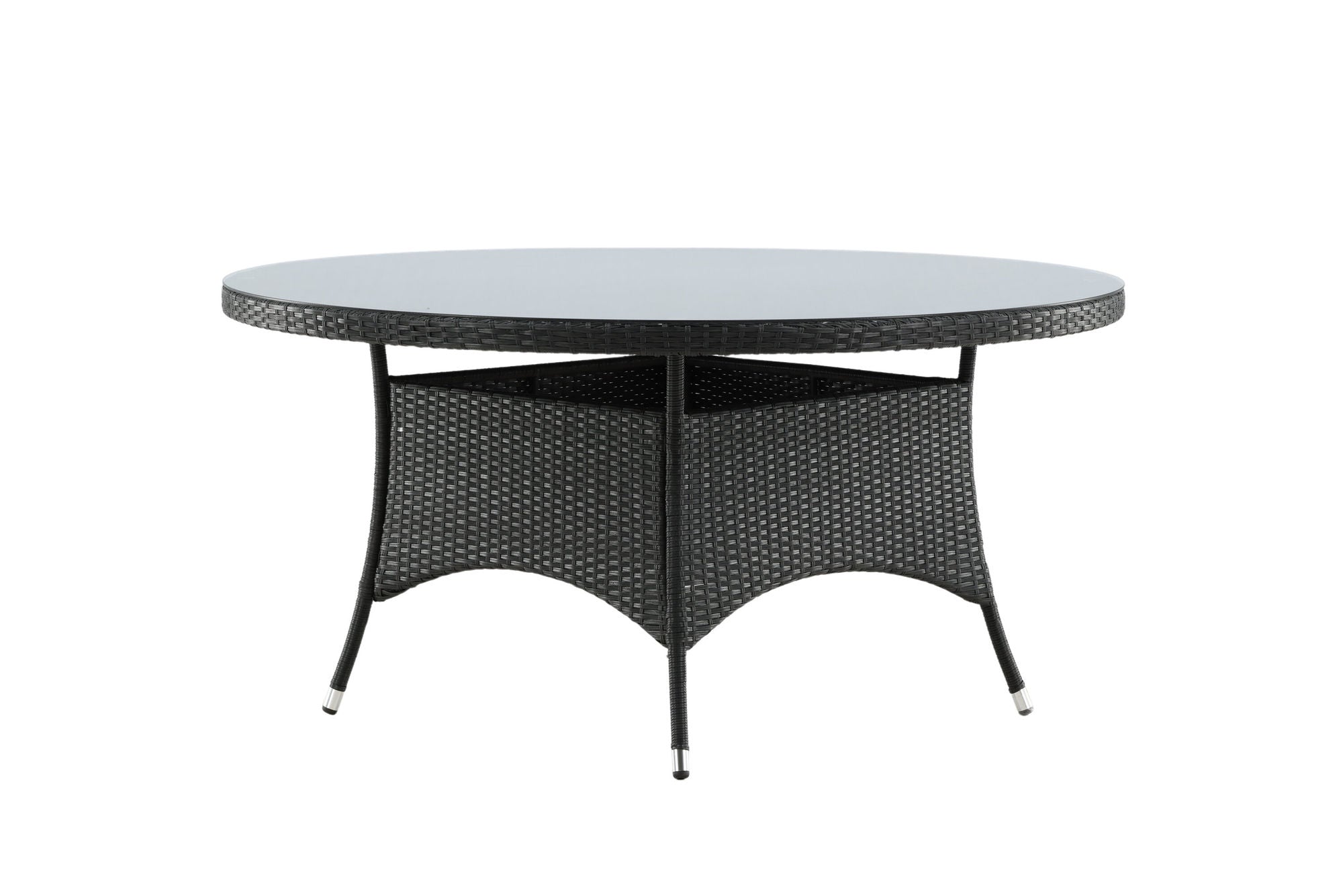 Venture Home Volta bord ø 150 - Black/Glass