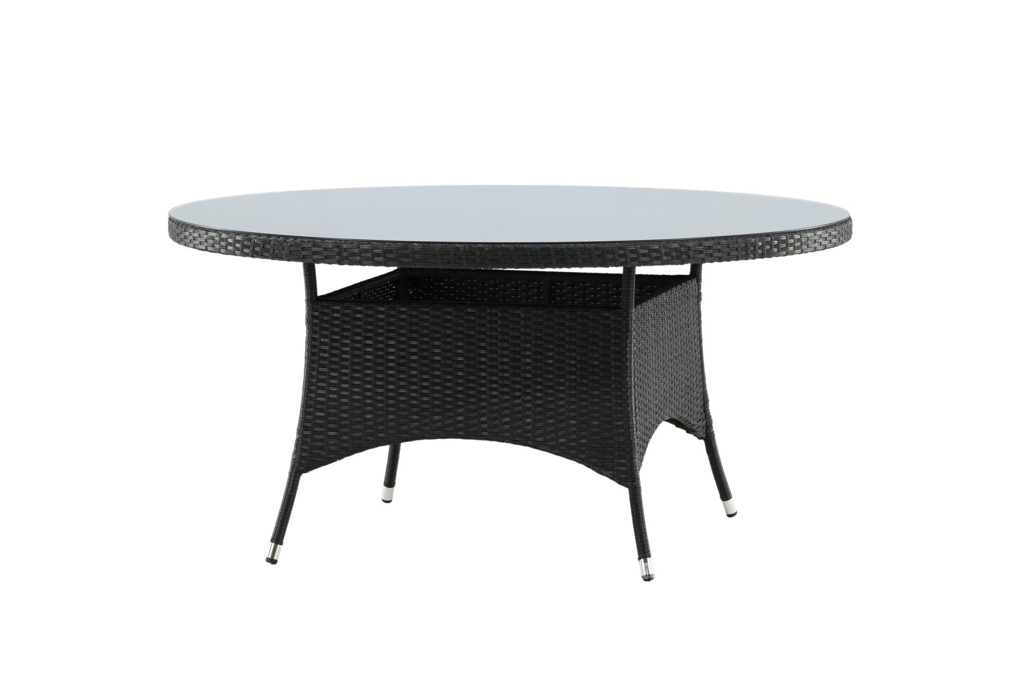 Venture Home Volta bord ø 150 - Black/Glass