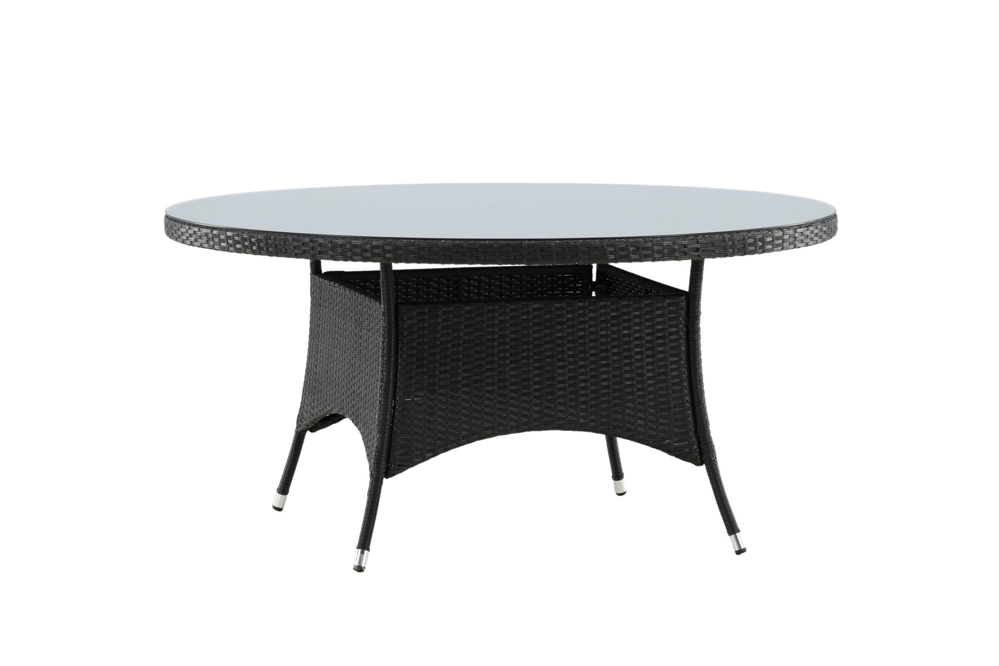 Venture Home Volta bord ø 150 - Black/Glass