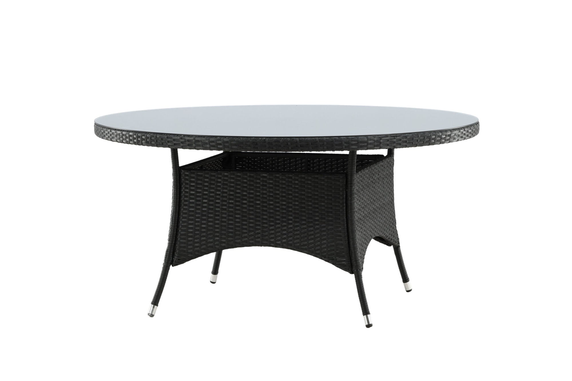 Venture Home Volta bord ø 150 - Black/Glass