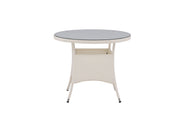 Venture Home Volta bord ø 90 - White/Glass