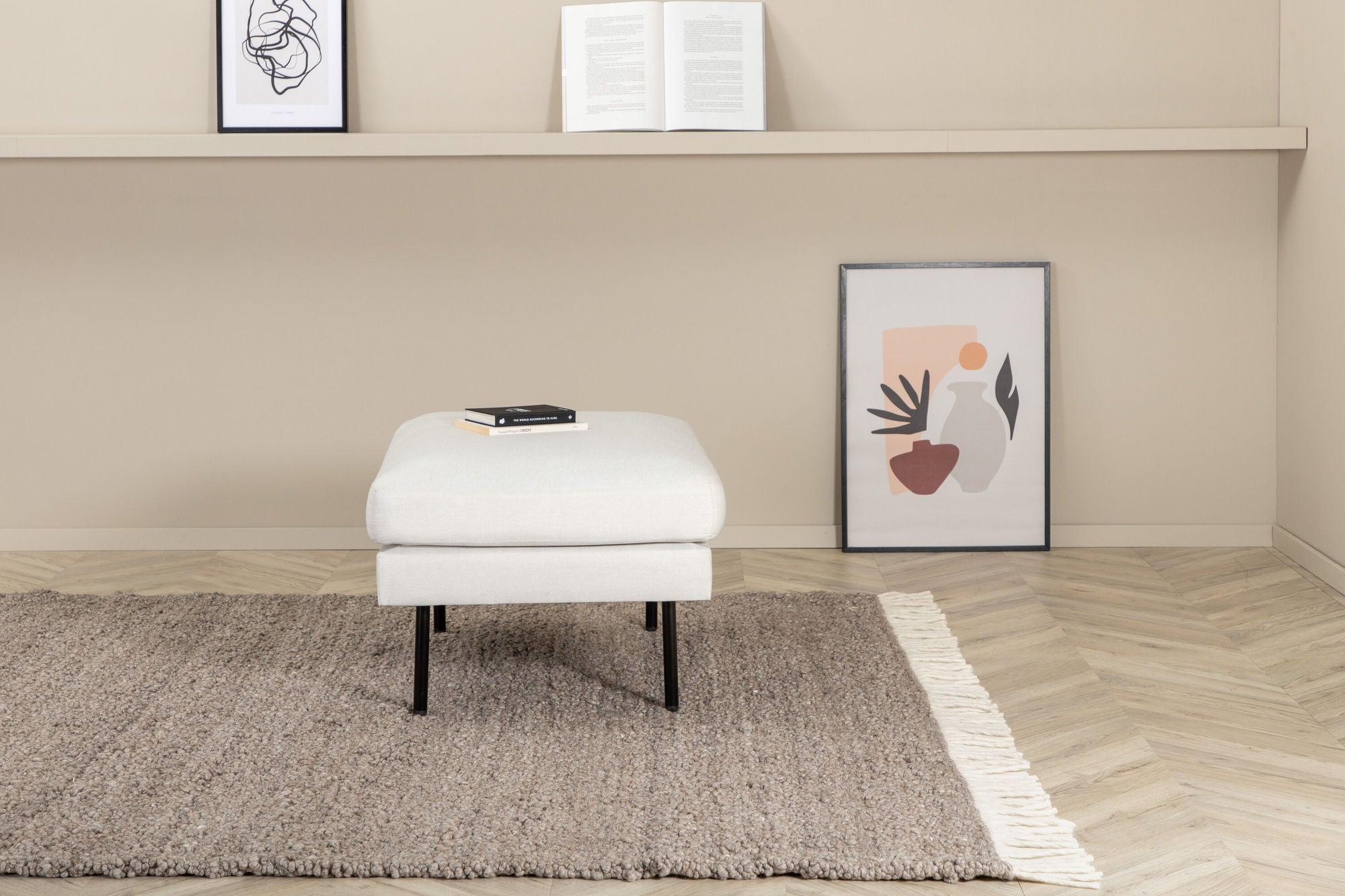 Venture Home Betina Wool Carpet - 200*300- Brown