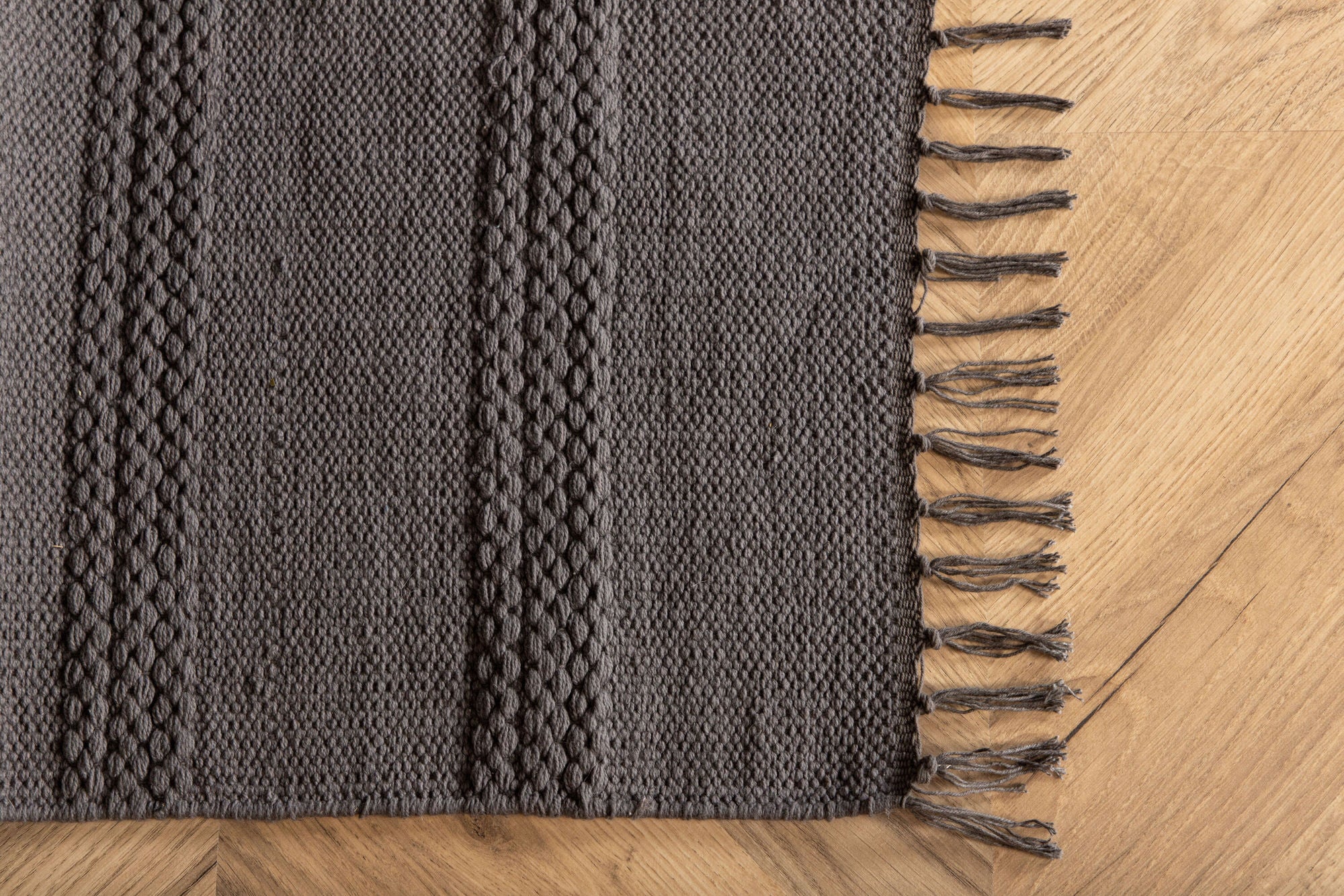 Venture Home Nico Cotton Carpet - 80*250- Grey