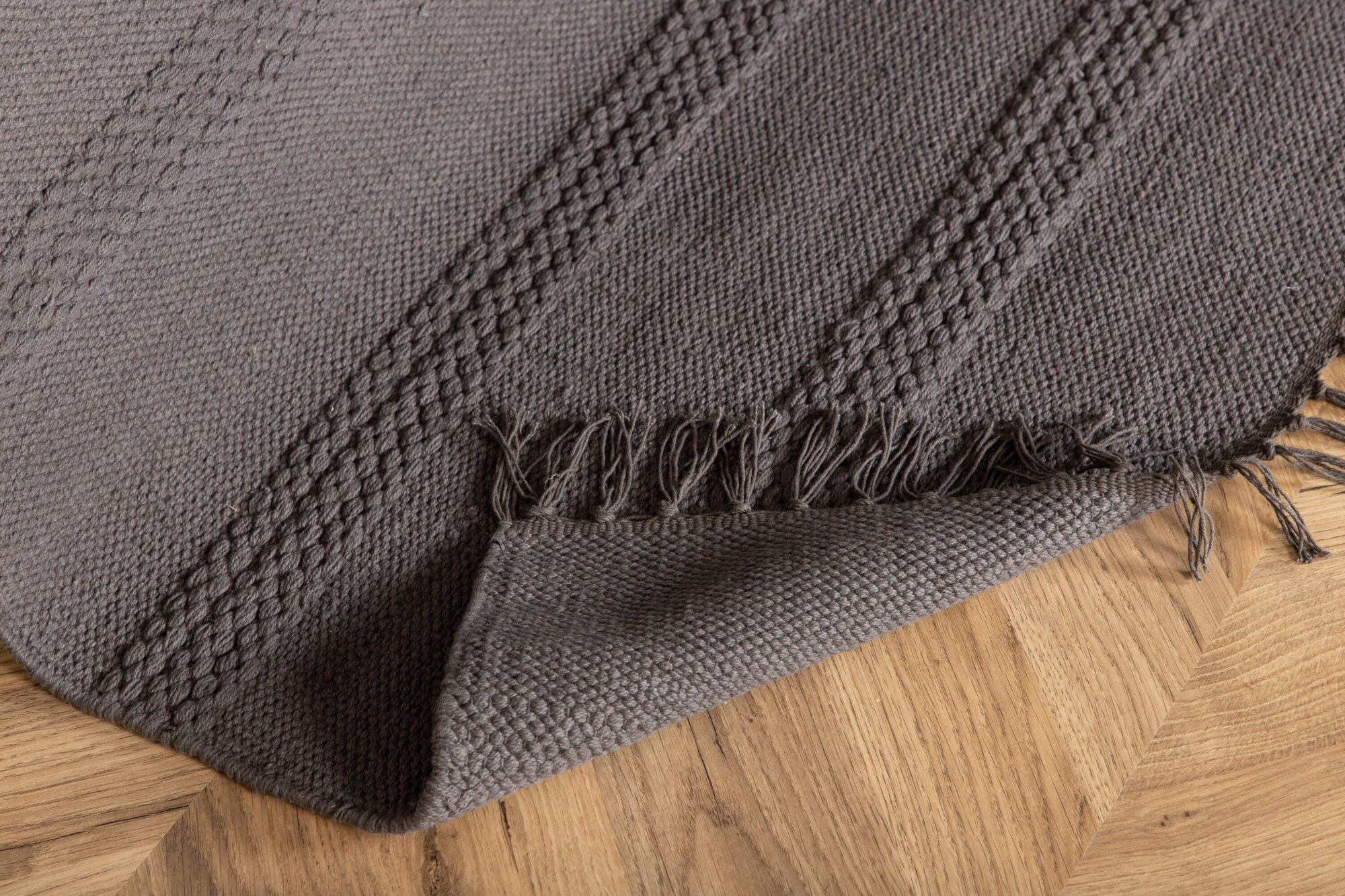 Venture Home Nico Cotton Carpet - 80*250- Grey