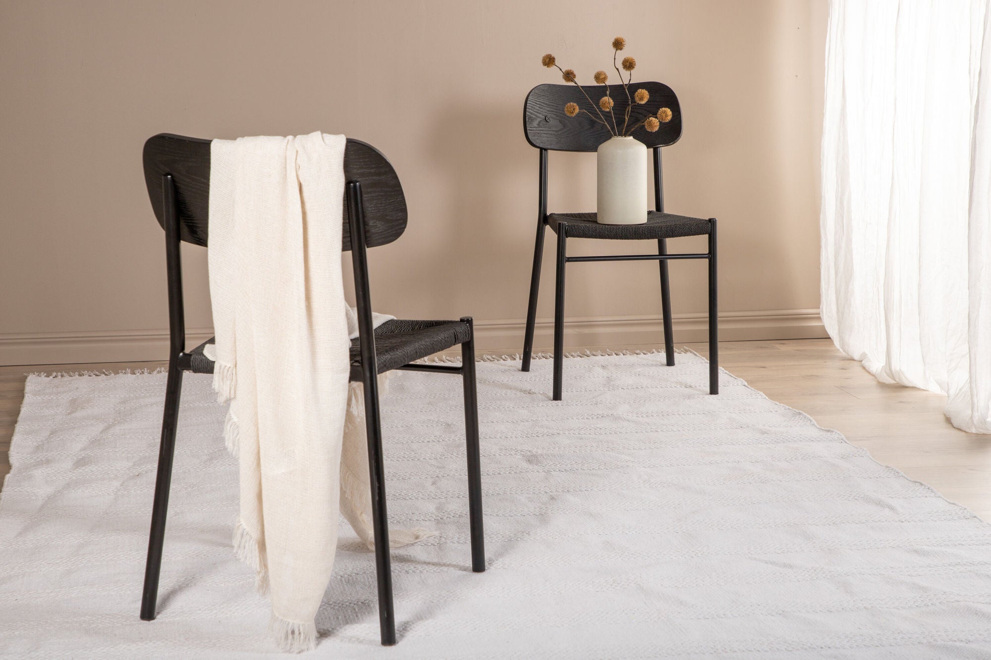 Venture Home Nico Cotton Carpet - 160*230- Offwhite