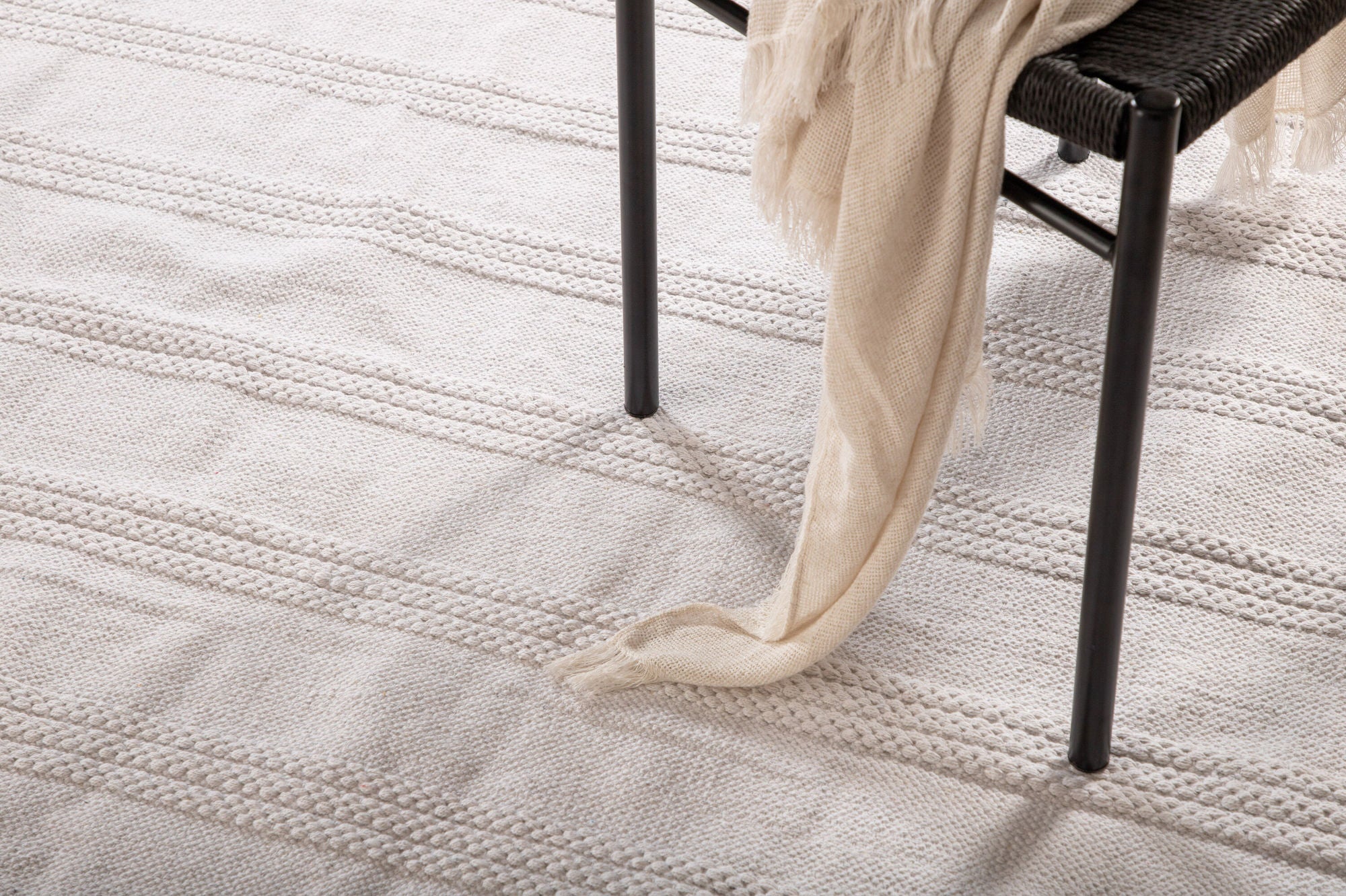 Venture Home Nico Cotton Carpet - 160*230- Offwhite