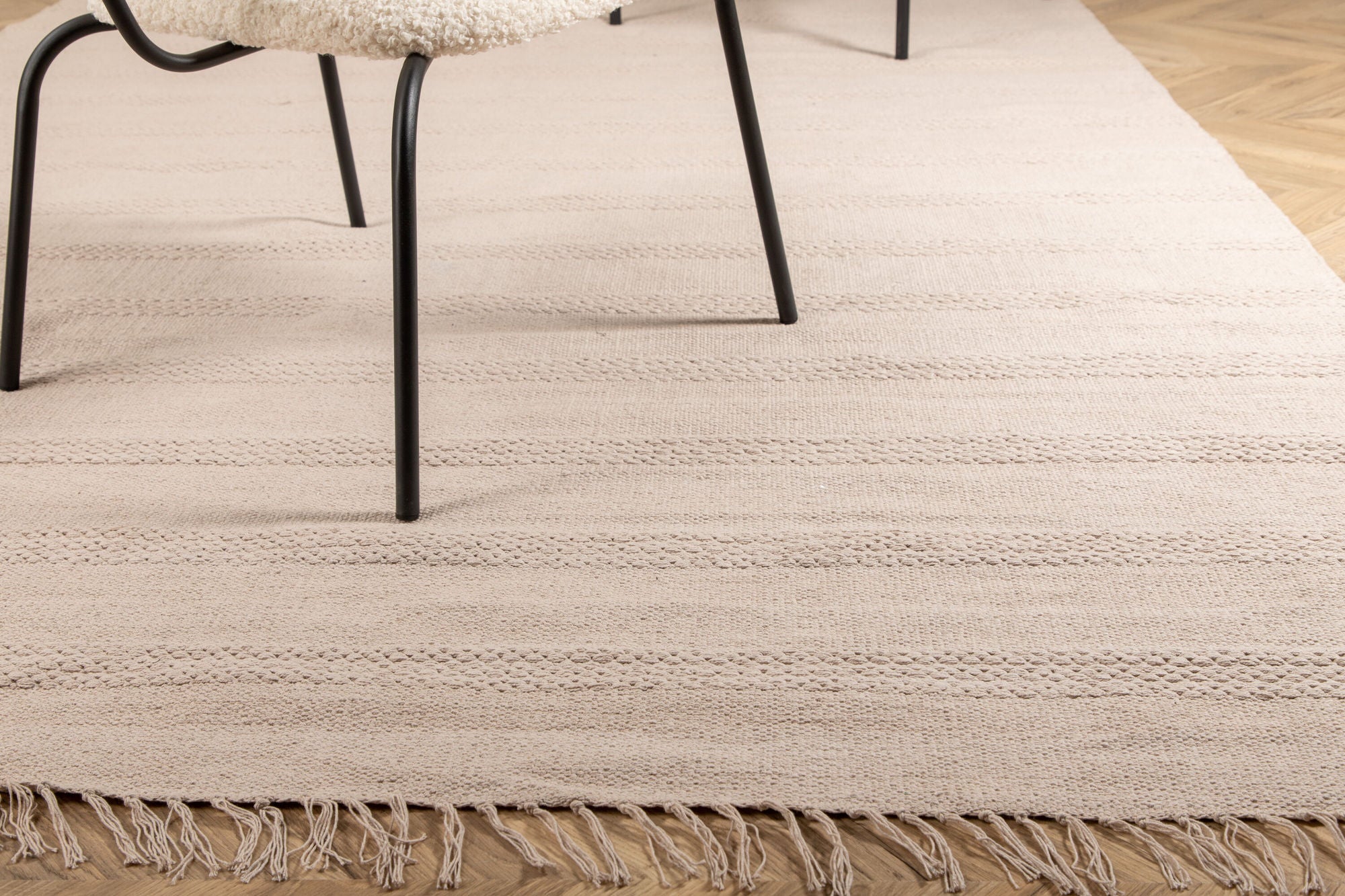 Venture Home Nico Cotton Carpet - 160*230- Beige
