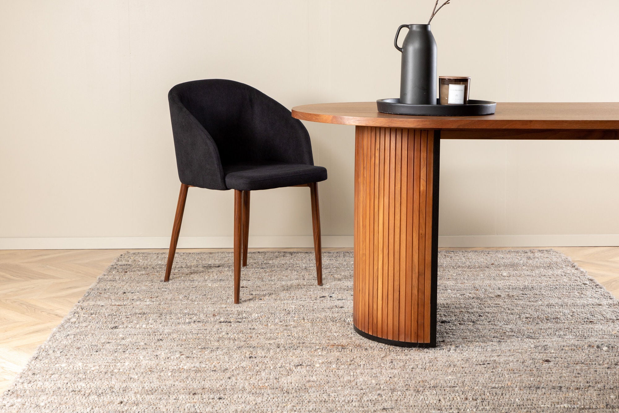 Venture Home Loump Wool Carpet - 200*300- Grey/beige