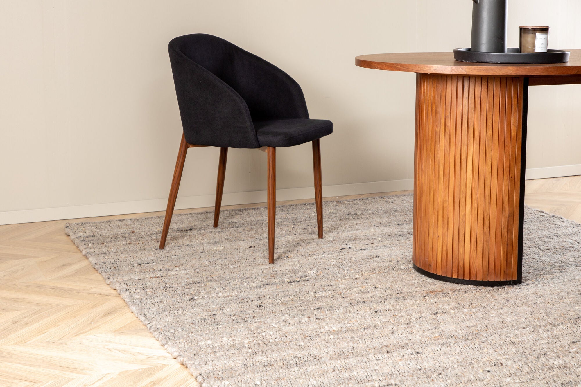 Venture Home Loump Wool Carpet - 200*300- Grey/beige
