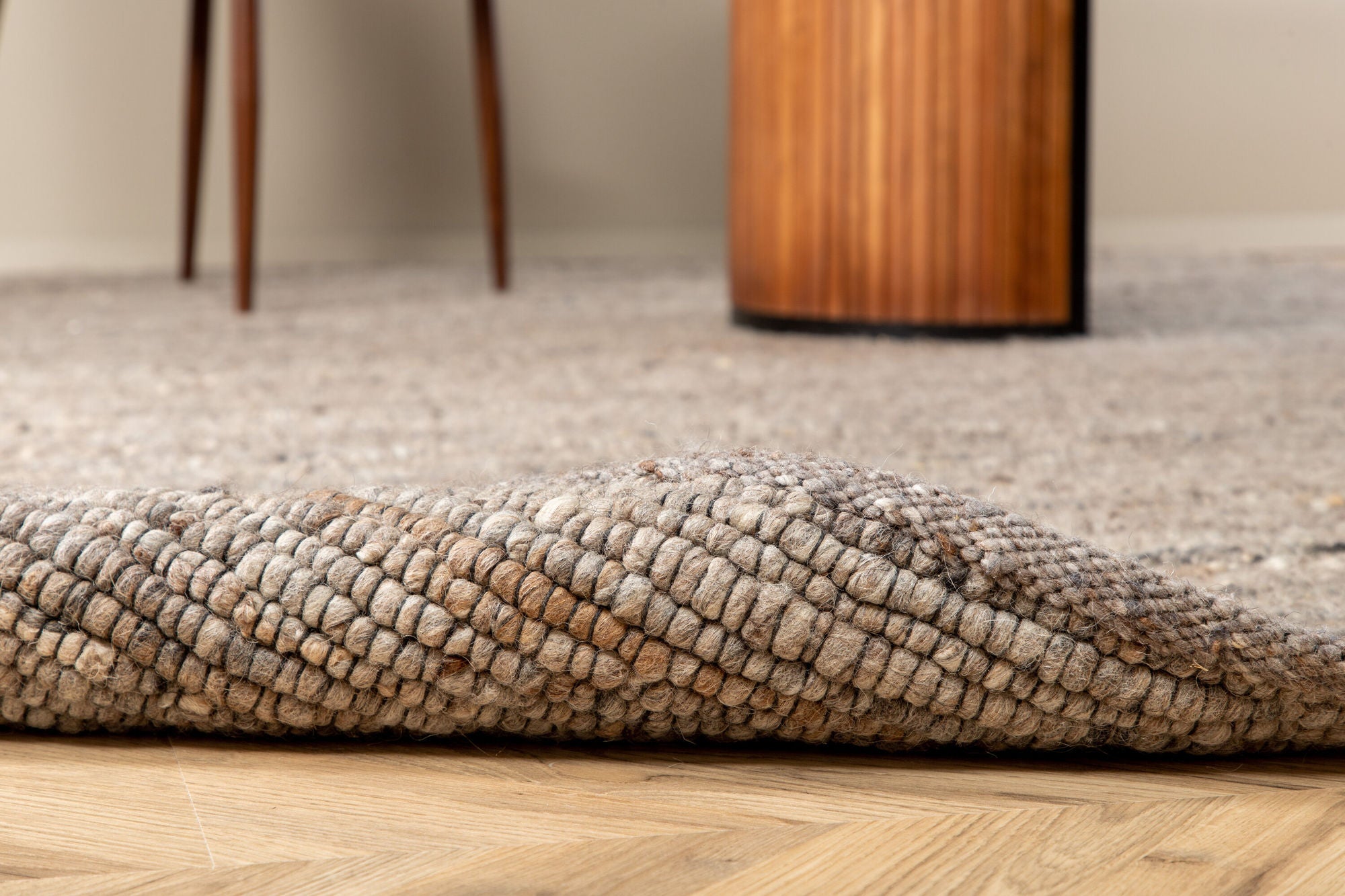 Venture Home Loump Wool Carpet - 200*300- Grey/beige