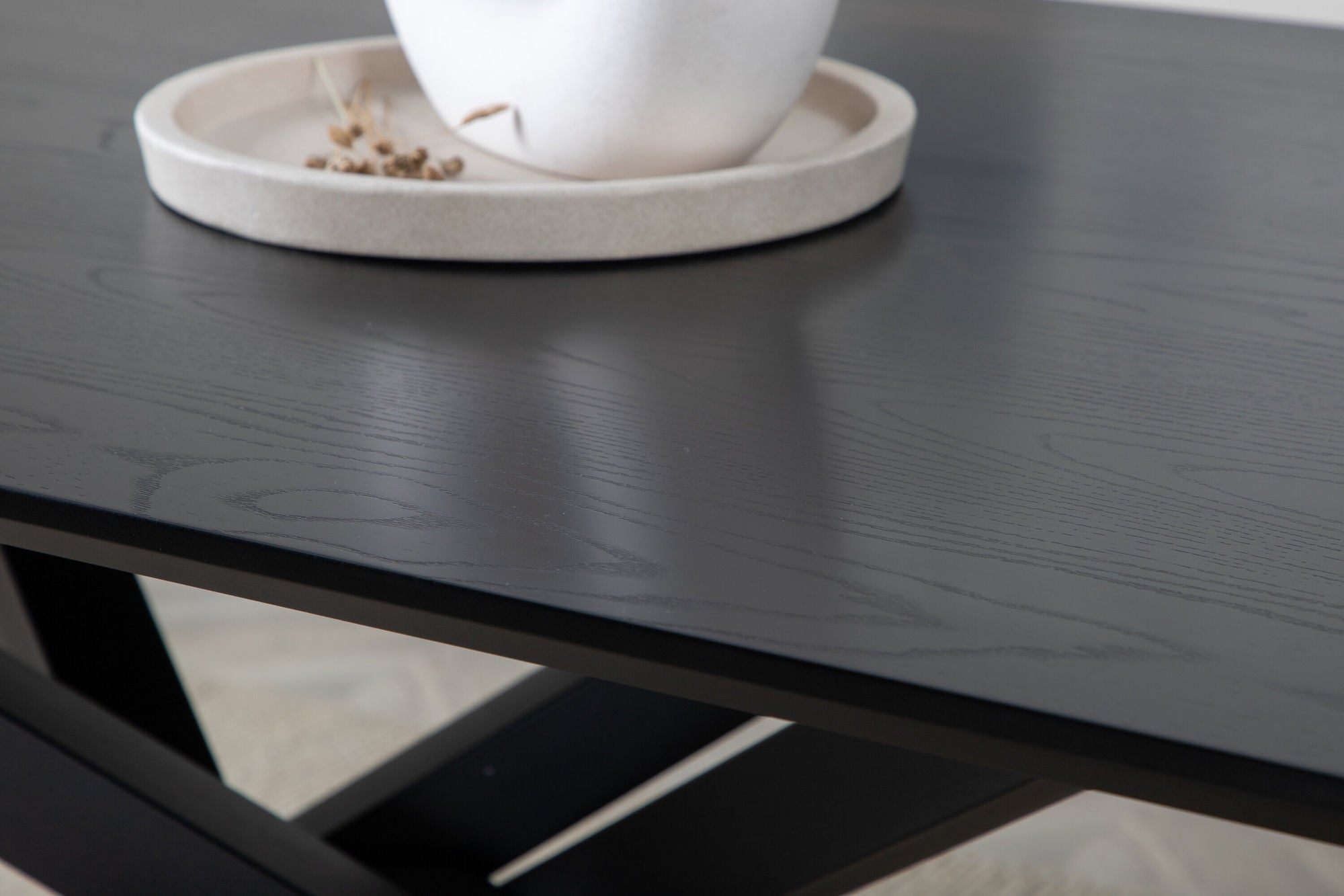 Venture Home Piazza spisebord - Black / Black Veneer