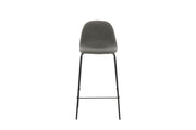 Venture Home Polar Bar stol 2-pack - Black / Grey Micro Fibre