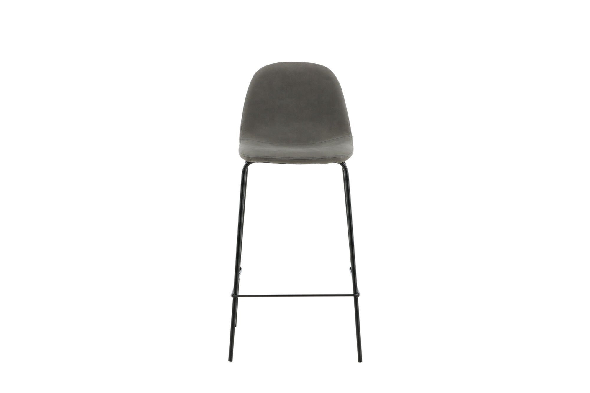 Venture Home Polar Bar stol 2-pack - Black / Grey Micro Fibre