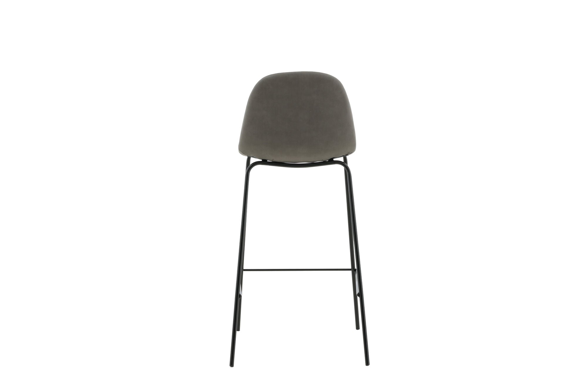 Venture Home Polar Bar stol 2-pack - Black / Grey Micro Fibre