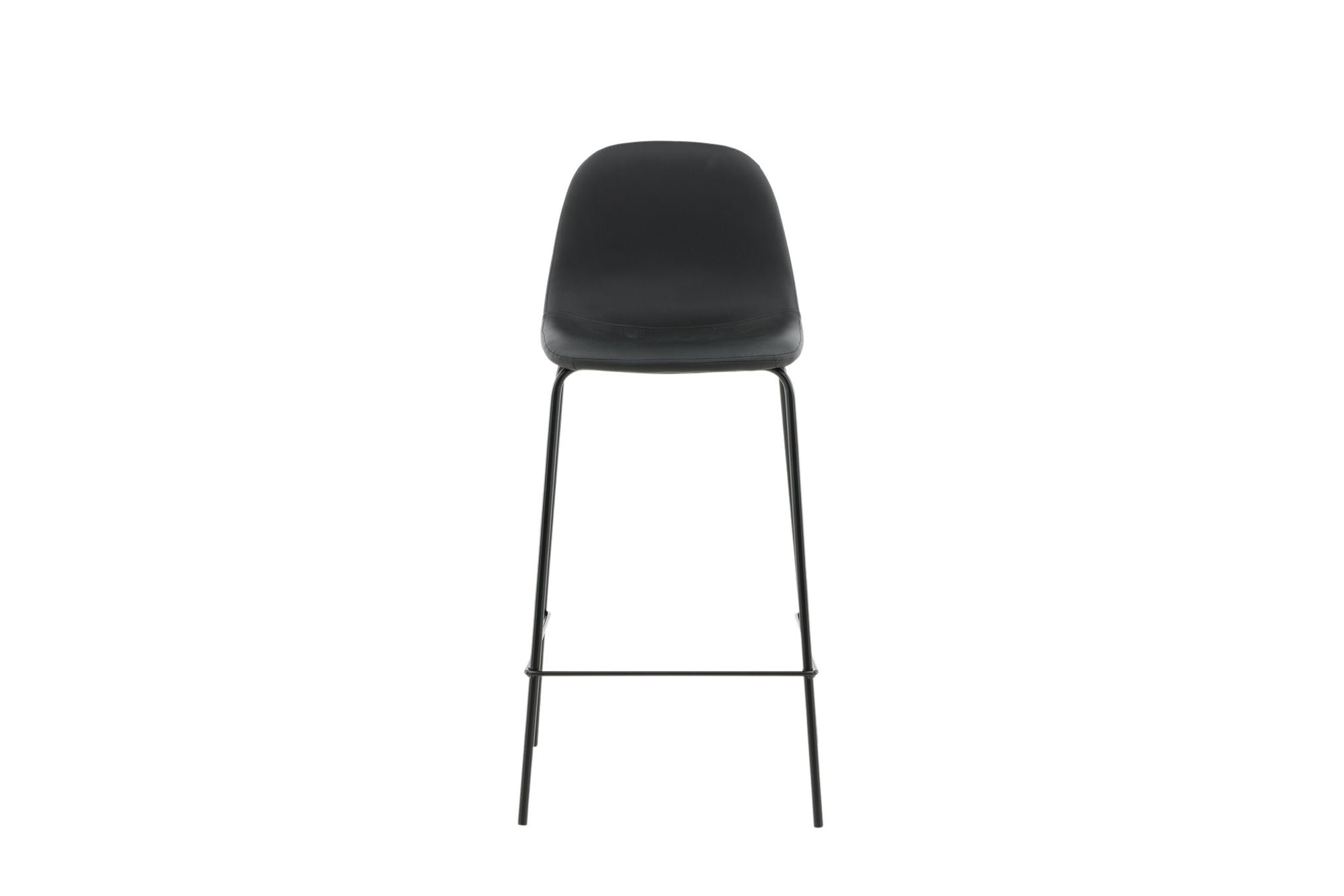 Venture Home Polar Bar stol 2-pack - Black / Black PU