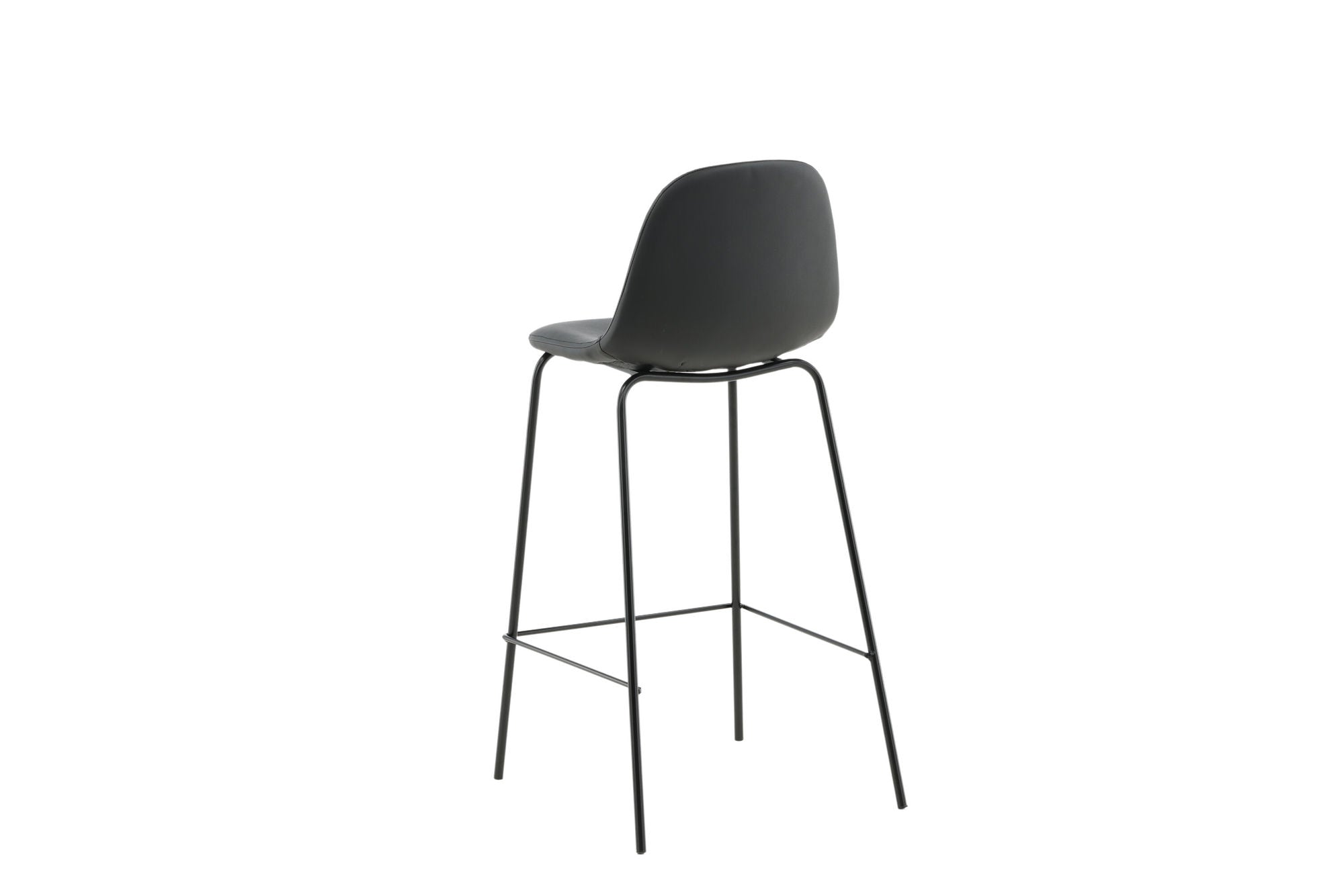 Venture Home Polar Bar stol 2-pack - Black / Black PU