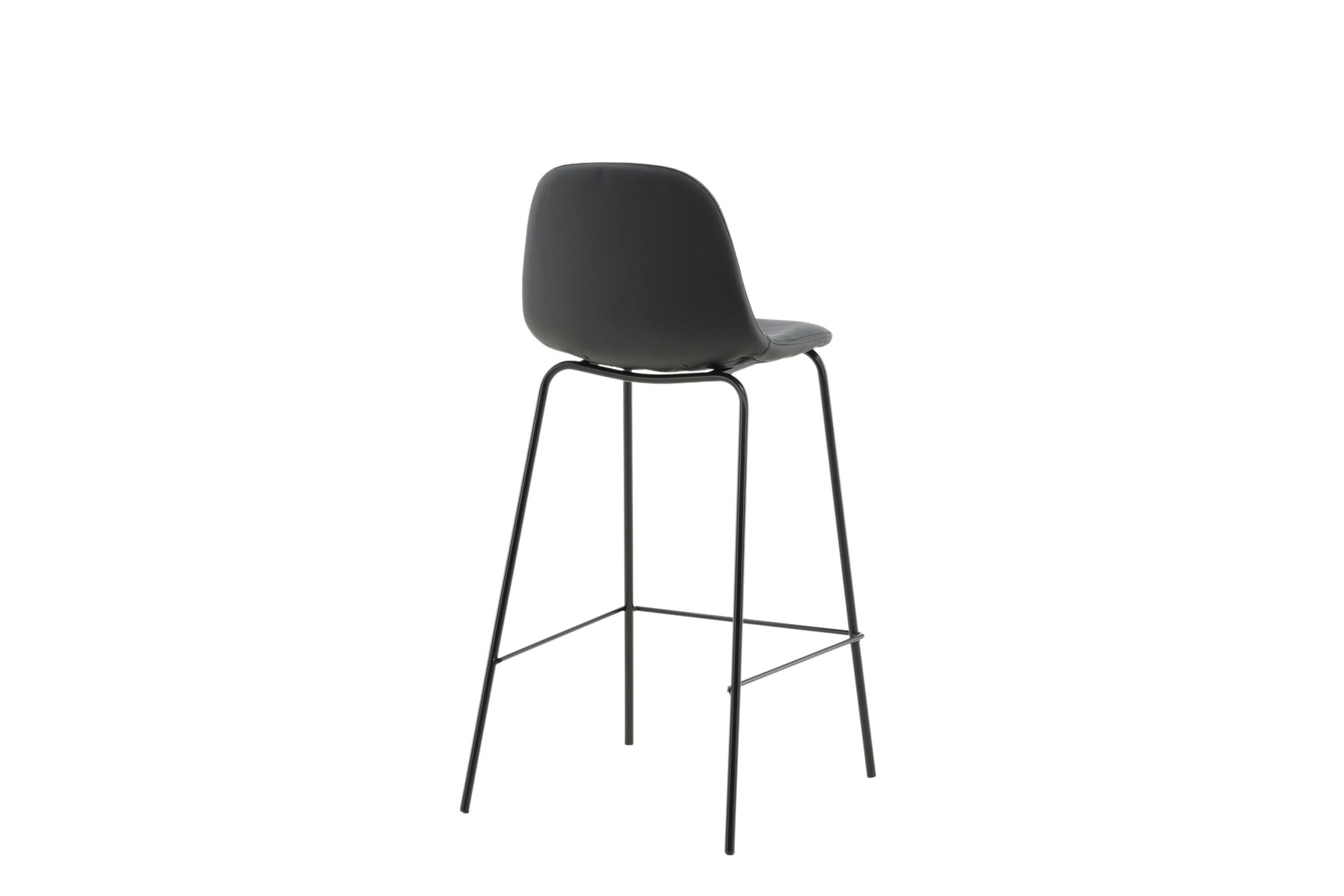 Venture Home Polar Bar stol 2-pack - Black / Black PU