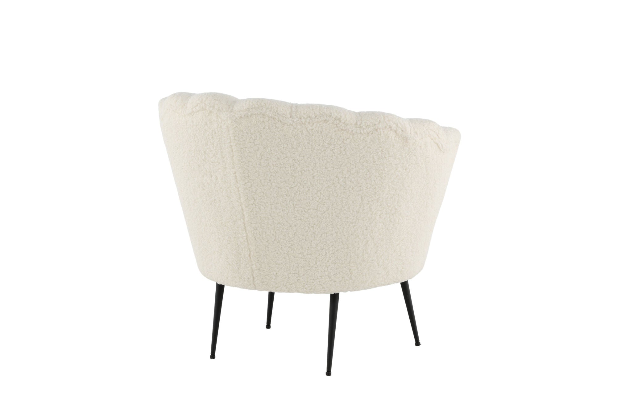 Venture Home Calais Single Sofa - Black / White Teddy