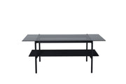 Venture Home Von Staf Sofa bord - black / Black Smoked Glass glass