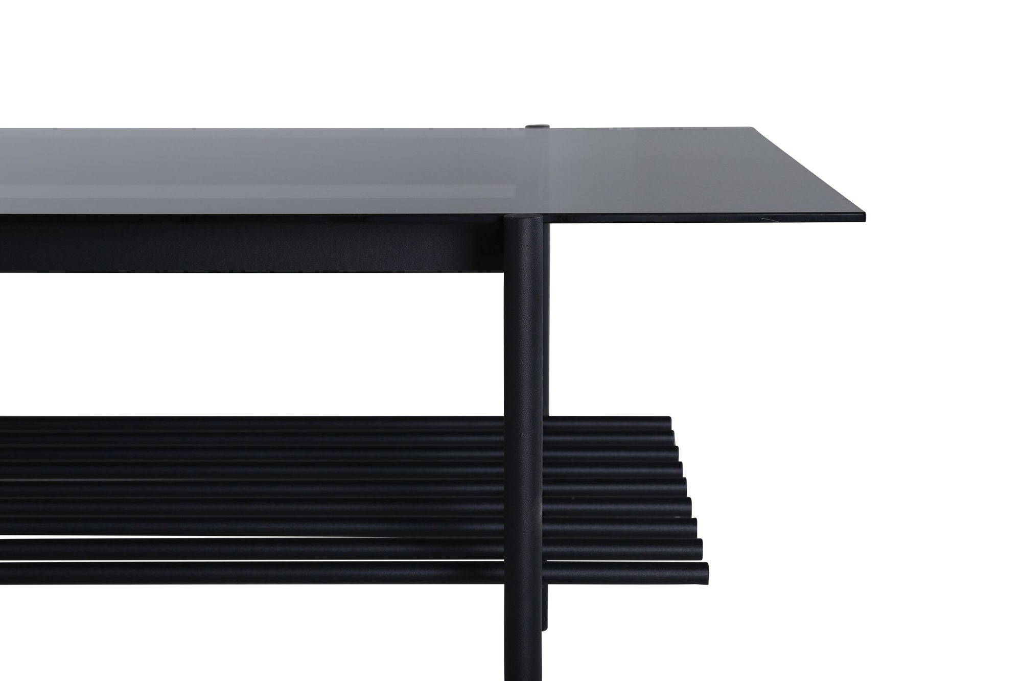 Venture Home Von Staf Sofa bord - black / Black Smoked Glass glass