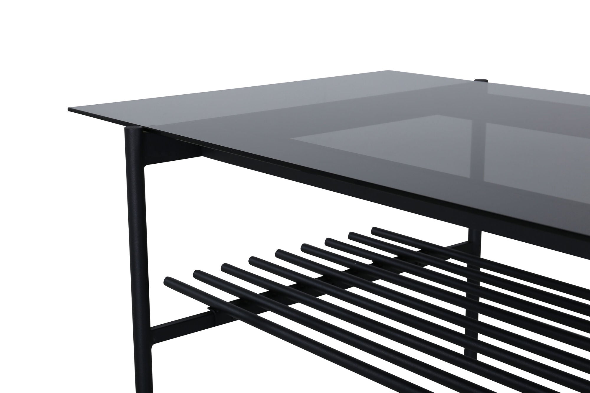 Venture Home Von Staf Sofa bord - black / Black Smoked Glass glass
